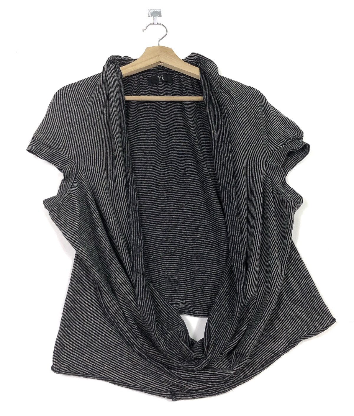 Yohji Yamamoto RARE🔥AW 2007 Y’S DRAPE OPEN BREAST SEXY BOXY TOP Size M / US 6-8 / IT 42-44 - 6 Thumbnail