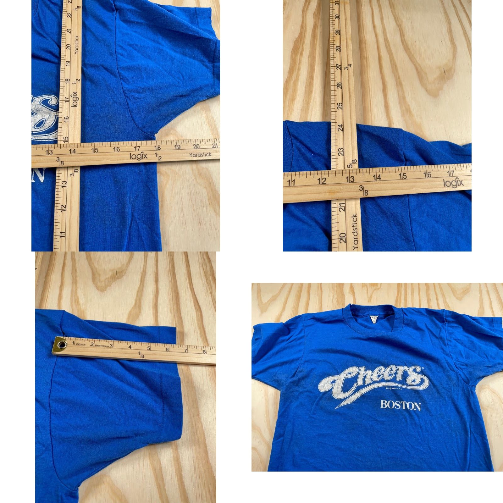 Vintage Vintage VTG 80s Cheers Boston T-Shirt Adult Small (Medium Tag) Blue Screen Stars 1989 Size US S / EU 44-46 / 1 - 8 Thumbnail