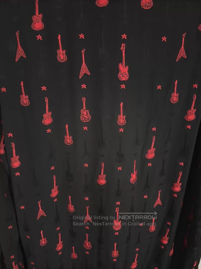 Saint Laurent Paris Saint Laurent Paris Size 41 Mulberry Silk Black and Red St Size US M / EU 48-50 / 2 - 5 Thumbnail