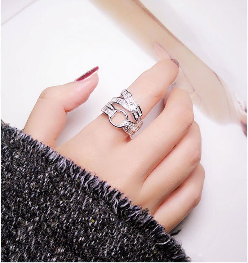 Jewelry Creative Belt Rings Size ONE SIZE - 4 Thumbnail