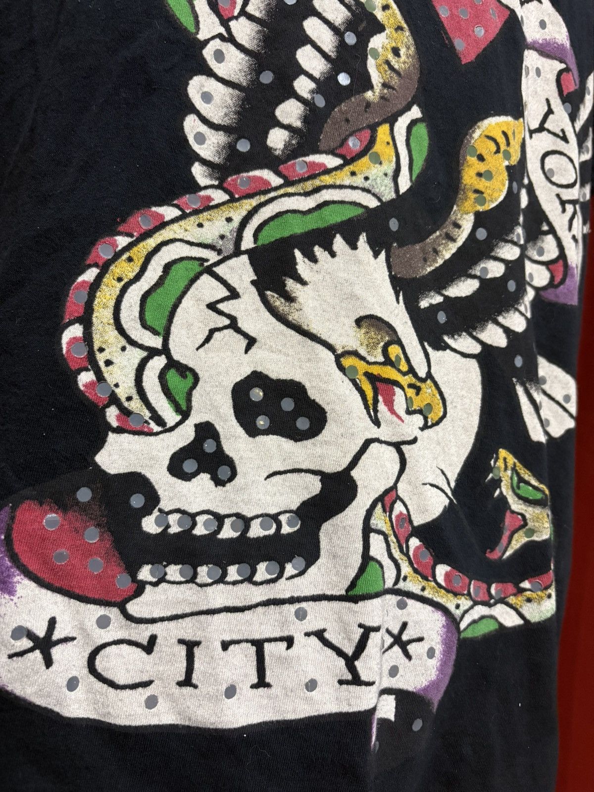 Ed Hardy Vintage Ed Hardy New York City Tee Christian Audigier Grail Size US S / EU 44-46 / 1 - 3 Thumbnail