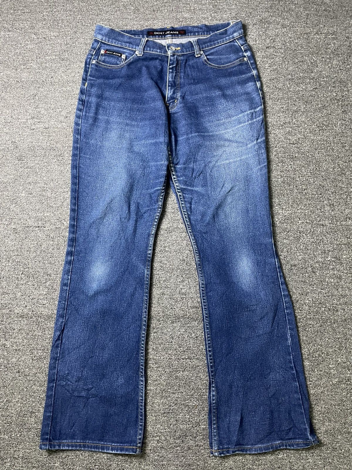DKNY × Vintage DKNY BOOTCUT FLARED JEANS (103) Size US 31 - 1 Thumbnail
