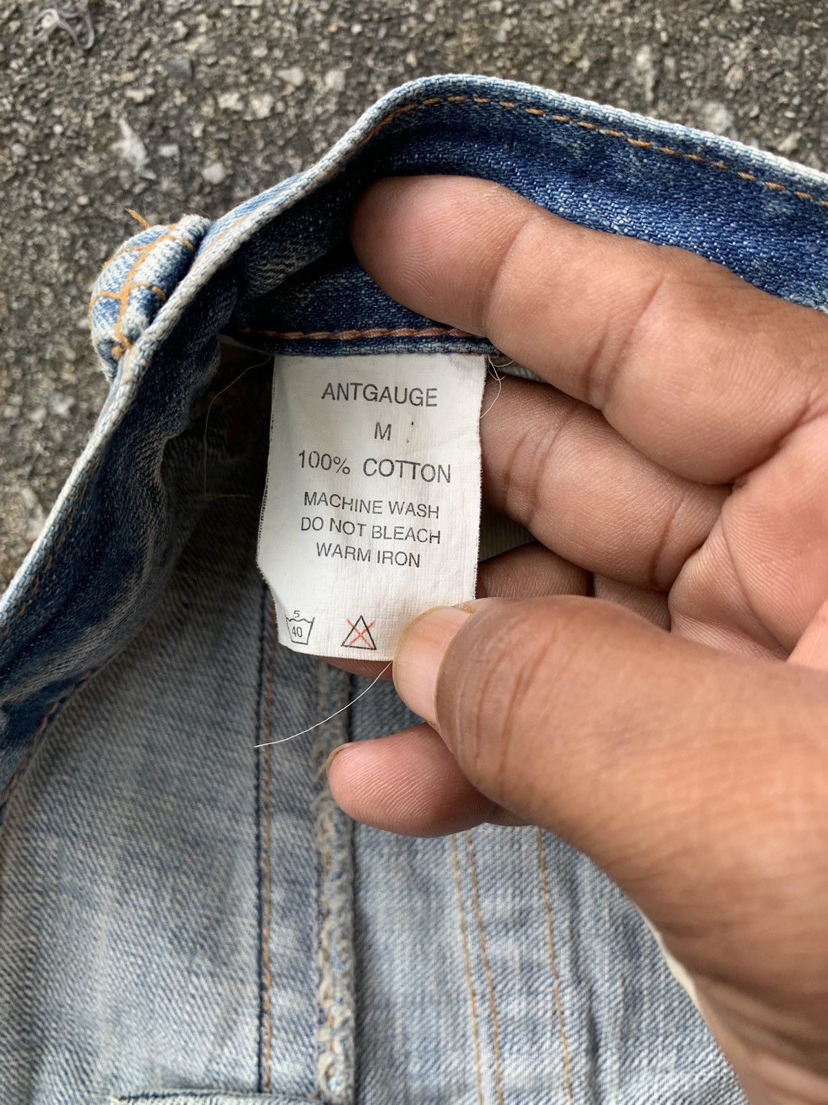 Beauty Beast × If Six Was Nine Distressed Antgauge Embroidered Denim Pants Size US 30 / EU 46 - 20 Thumbnail