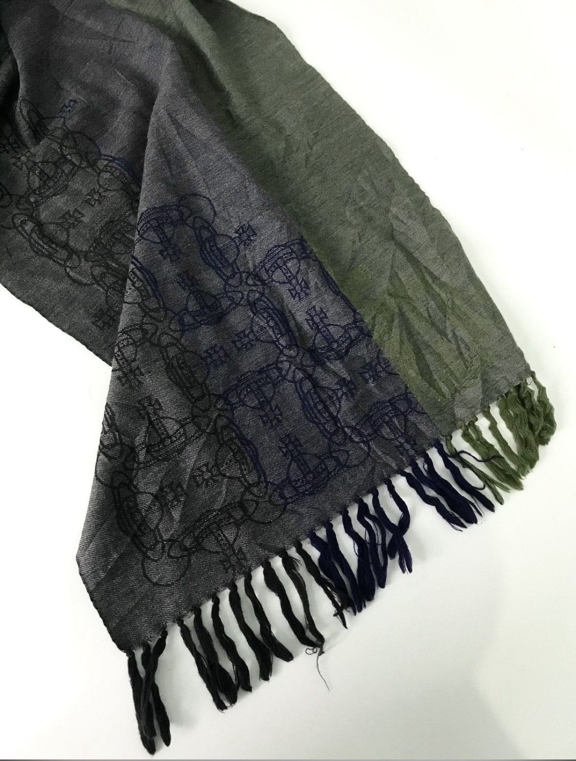 Vivienne Westwood TAX FREE 🇺🇸 Vintage viviene westwood man logo scarf Size ONE SIZE - 5 Thumbnail