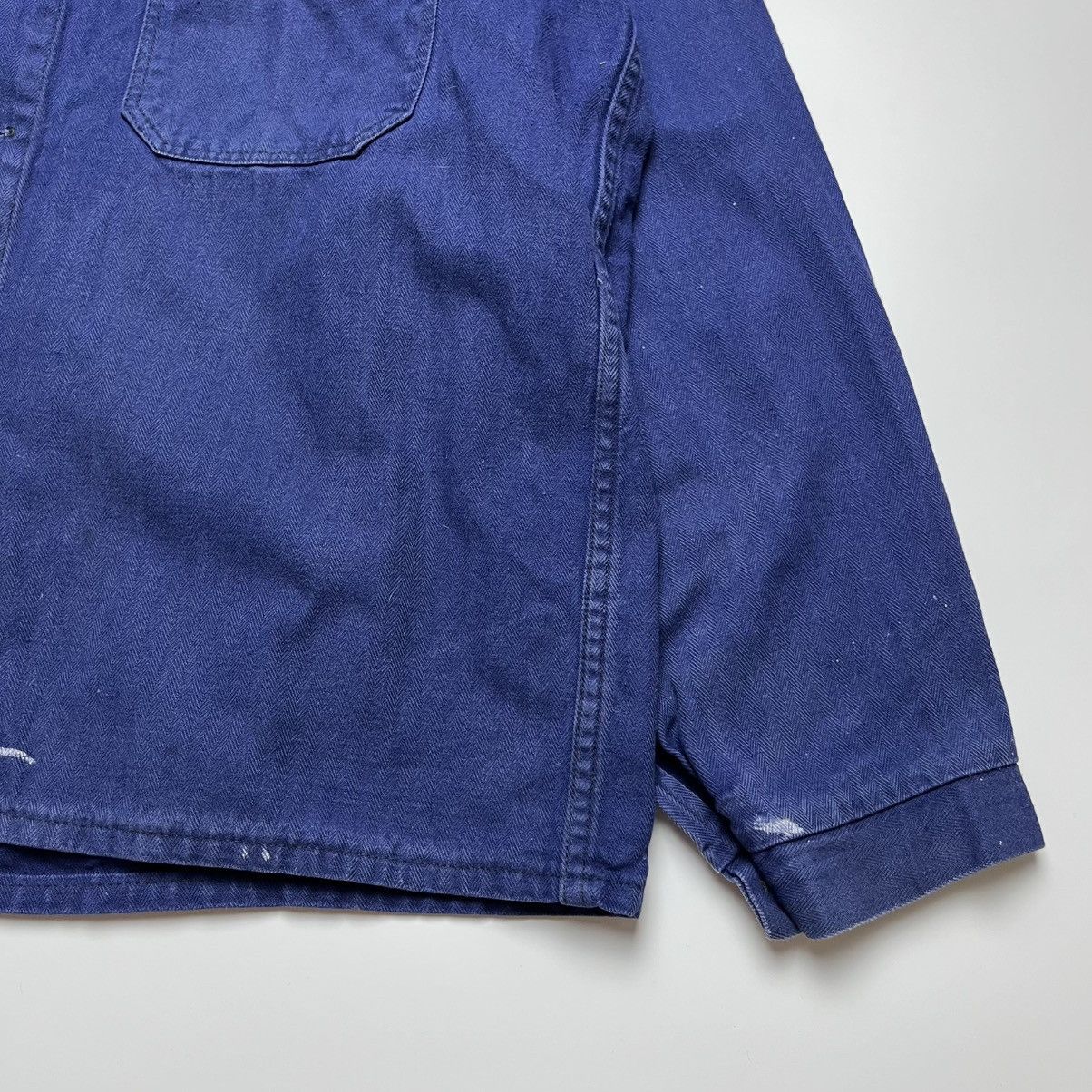Le Laboureur 80s Vintage Faded Check Pockets Work Jacket Size US L / EU 52-54 / 3 - 2 Thumbnail