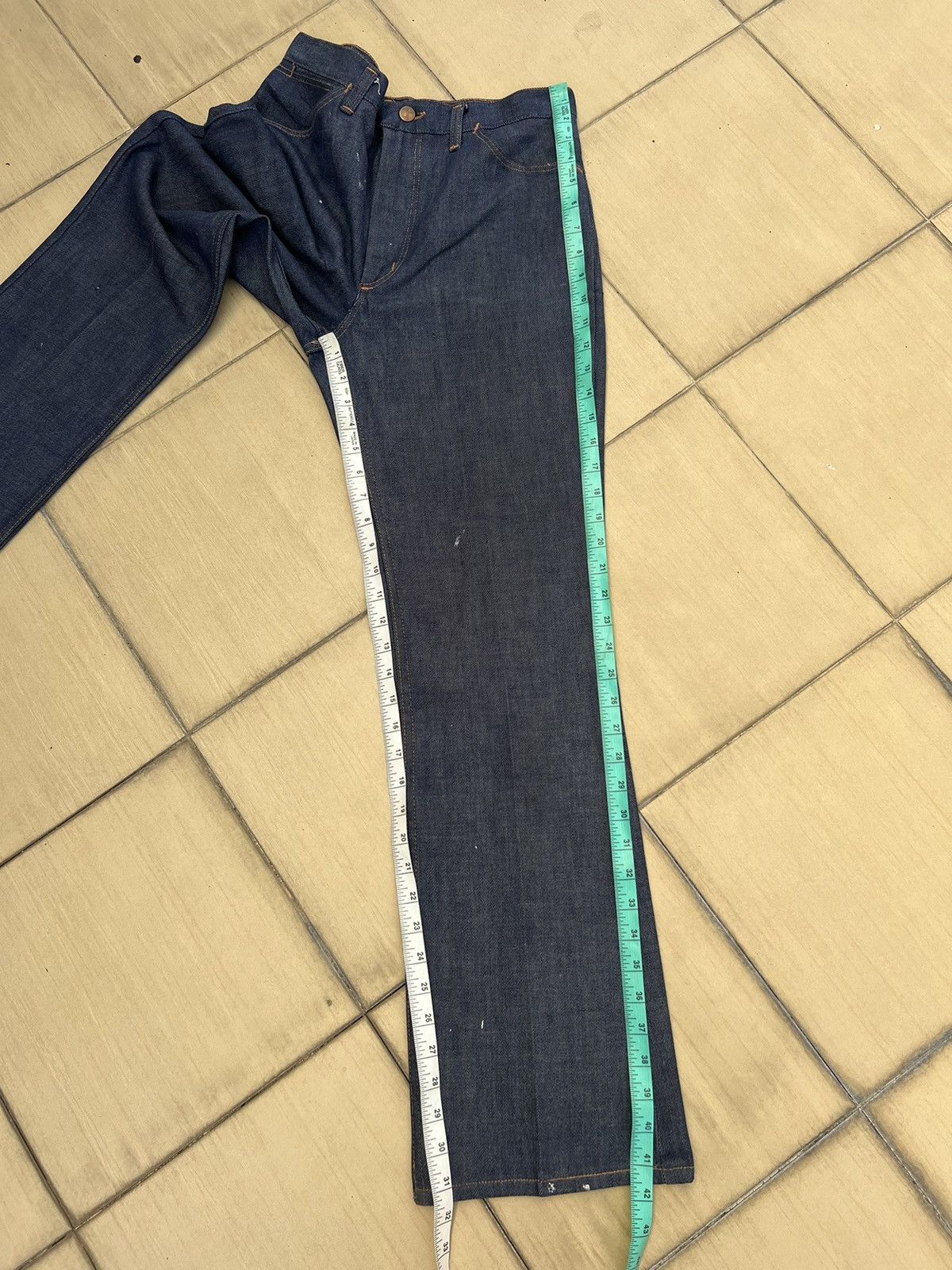 Vintage Vintage 60s Wrangler TALON Zipper Light Denim Bootcut Jeans Size US 30 / EU 46 - 5 Thumbnail