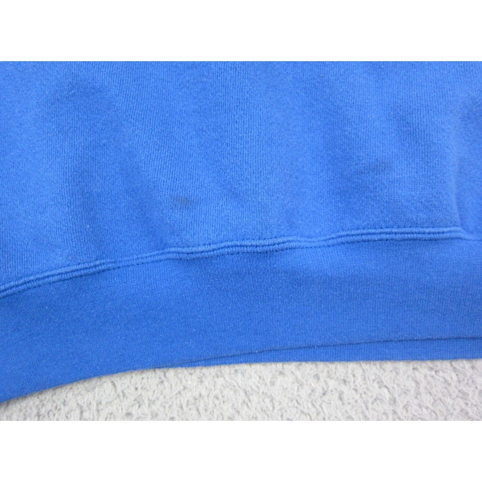 Disney VINTAGE Disney Mickey Mouse Sweatshirt Mens XL Blue 90s Cartoon 3D Logo Crew Neck Fleece Pullover Size US XL / EU 56 / 4 - 7 Thumbnail