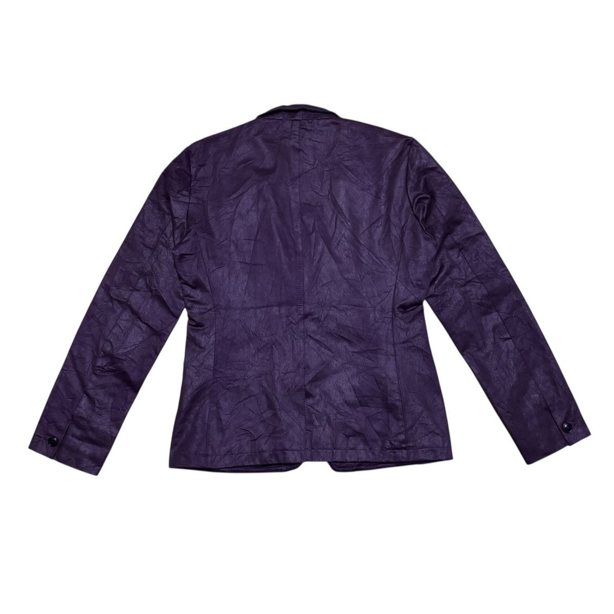 Tornado Mart Tornado Mart Glossy Minimalist Blazer Jacket Size 40R - 2 Thumbnail