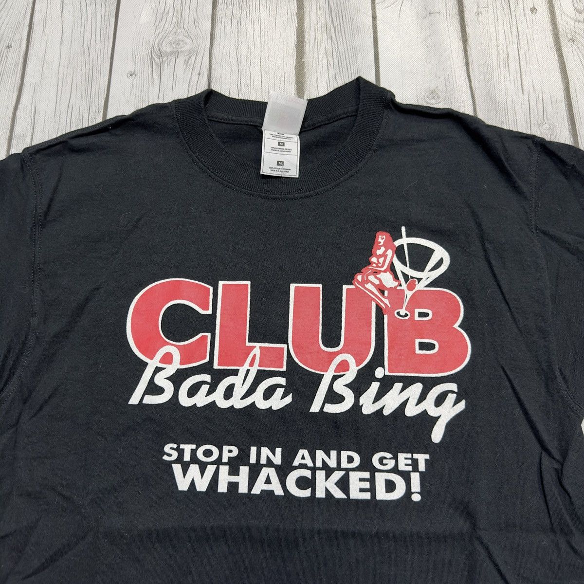 Fruit Of The Loom × Vintage Vintage Club Bada Bing tee Size US M / EU 48-50 / 2 - 3 Thumbnail