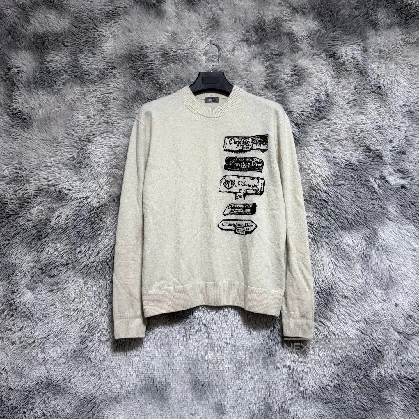 Dior Dior Logo Embroidery Wool Sweater. Size US S / EU 44-46 / 1 - 1 Thumbnail