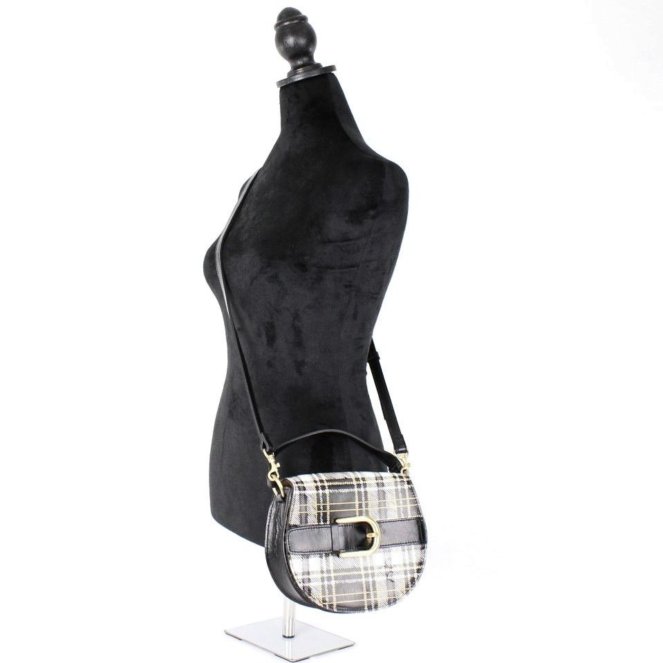 Patricia Nash Patricia Nash Annfield Plaid-Printed Leather Crossbody Bag Size ONE SIZE - 3 Thumbnail