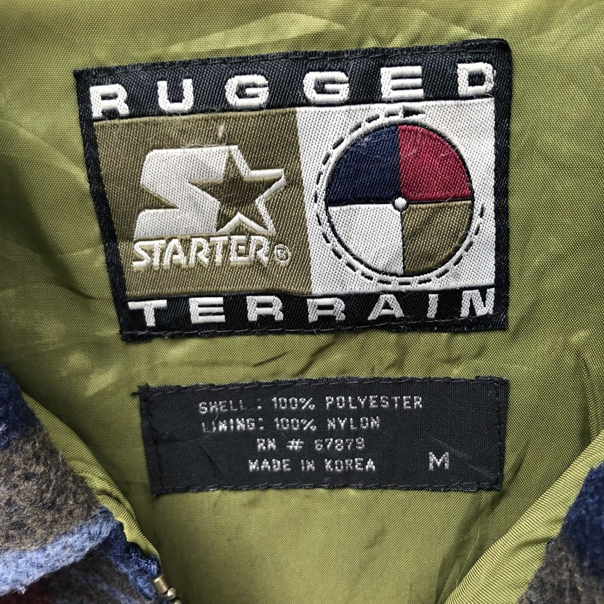 Starter Vintage 90s Starter Rugged Terrain Checkered Box Jacket Size US M / EU 48-50 / 2 - 4 Thumbnail