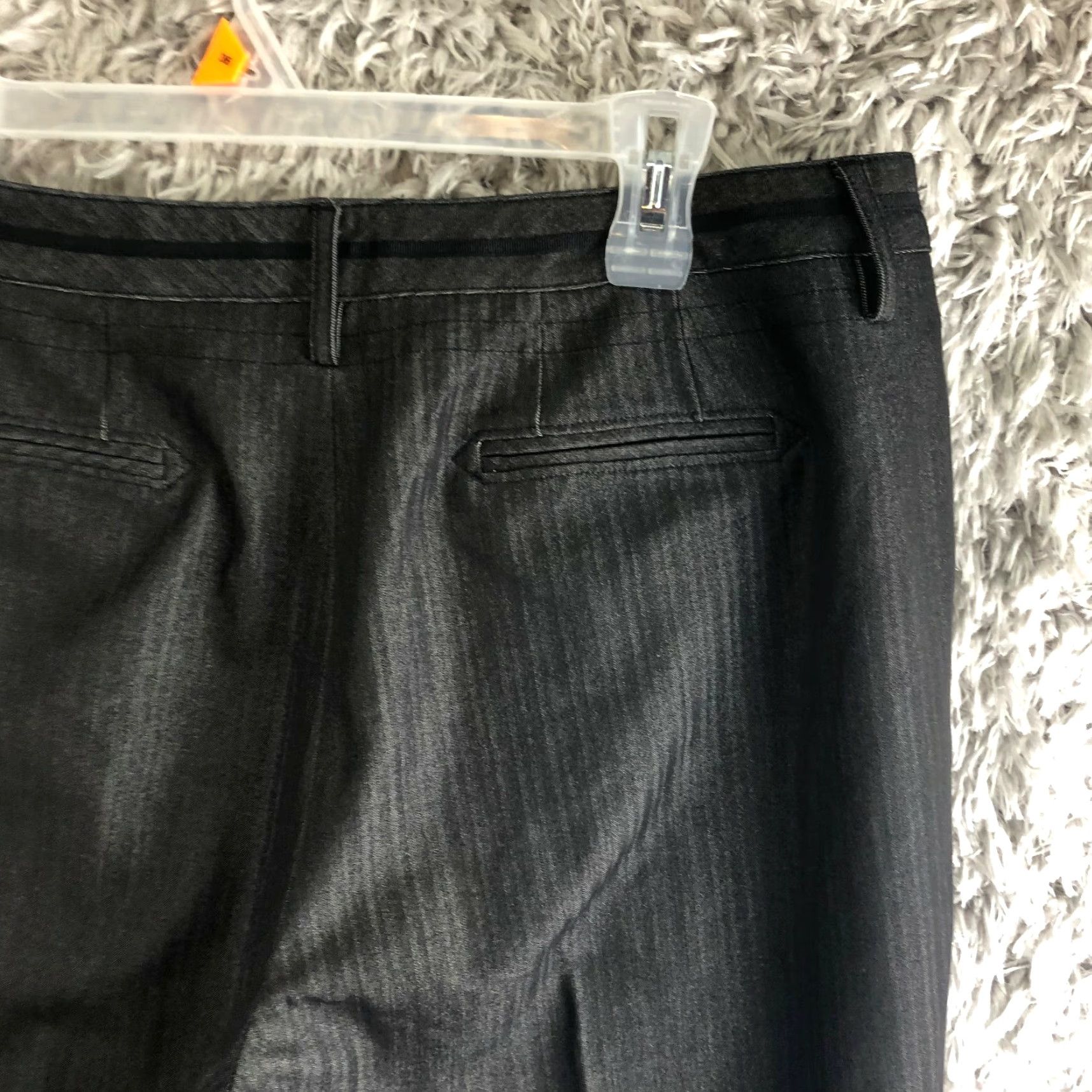 Vintage Larry Levine Womens Size 14 Gray Slack Dress Pants Polyester Rayon Spandex Dress Pants Womens 14 Gray Time: 00:00:00 Size 36" / US 14 / IT 50 - 6 Thumbnail