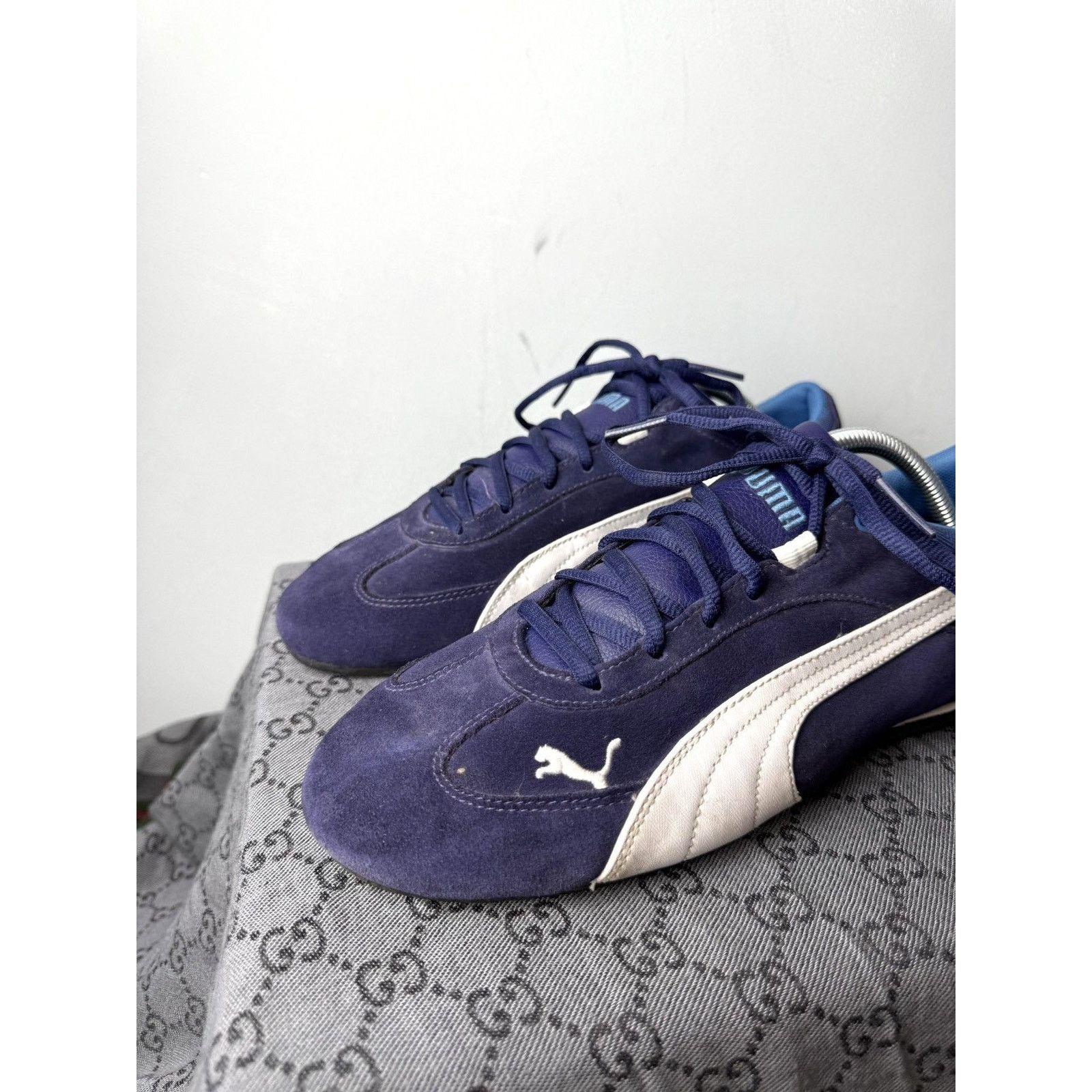 Puma Y2K Vintage Puma Speedcat Low Top Suede Trainers Sneakers Size US 10 / EU 43 - 2 Thumbnail