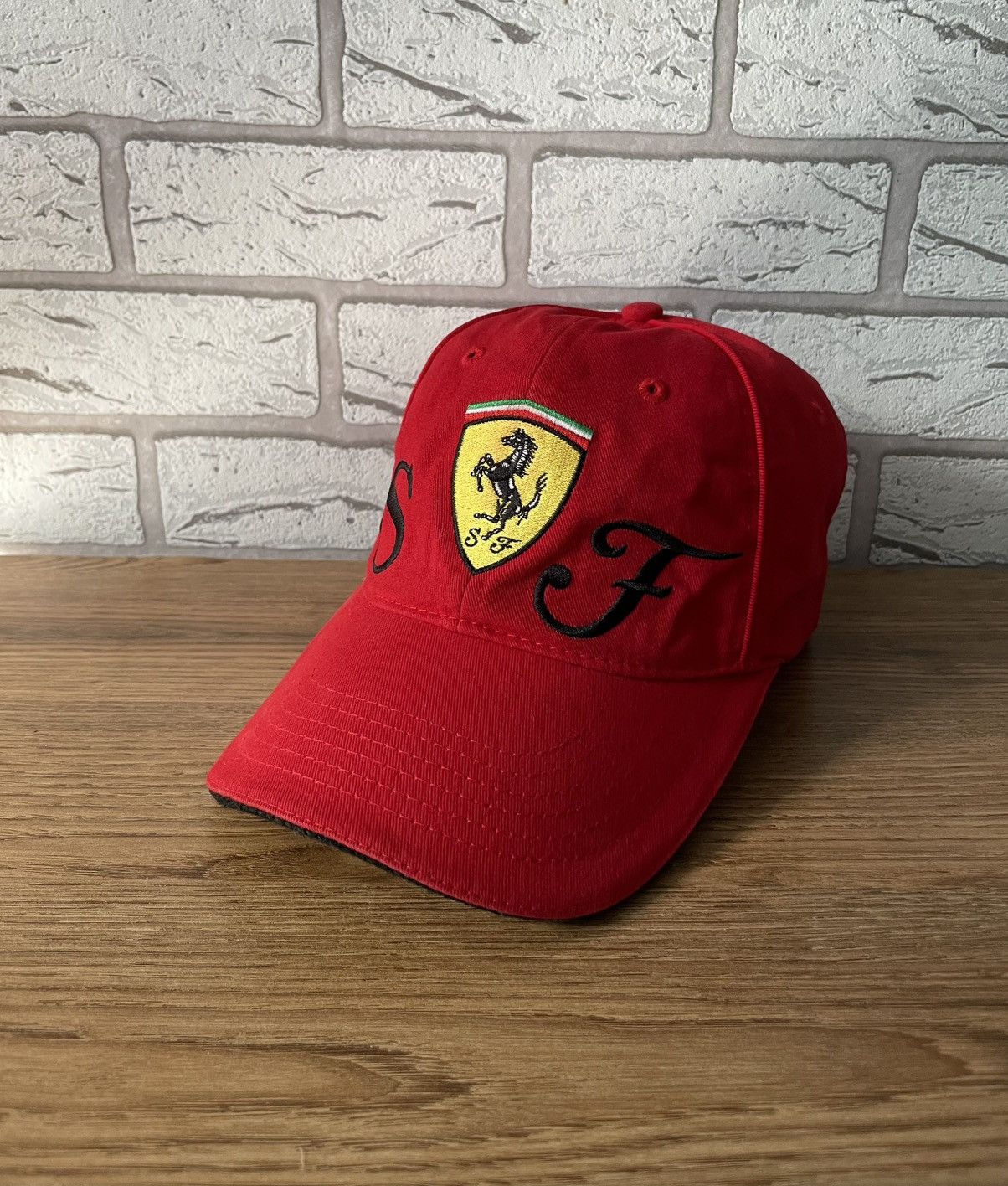 Ferrari 90s Ferrari Vintage Retro Hat Cap Formula One F1 Formula 1 Size ONE SIZE - 1 Thumbnail