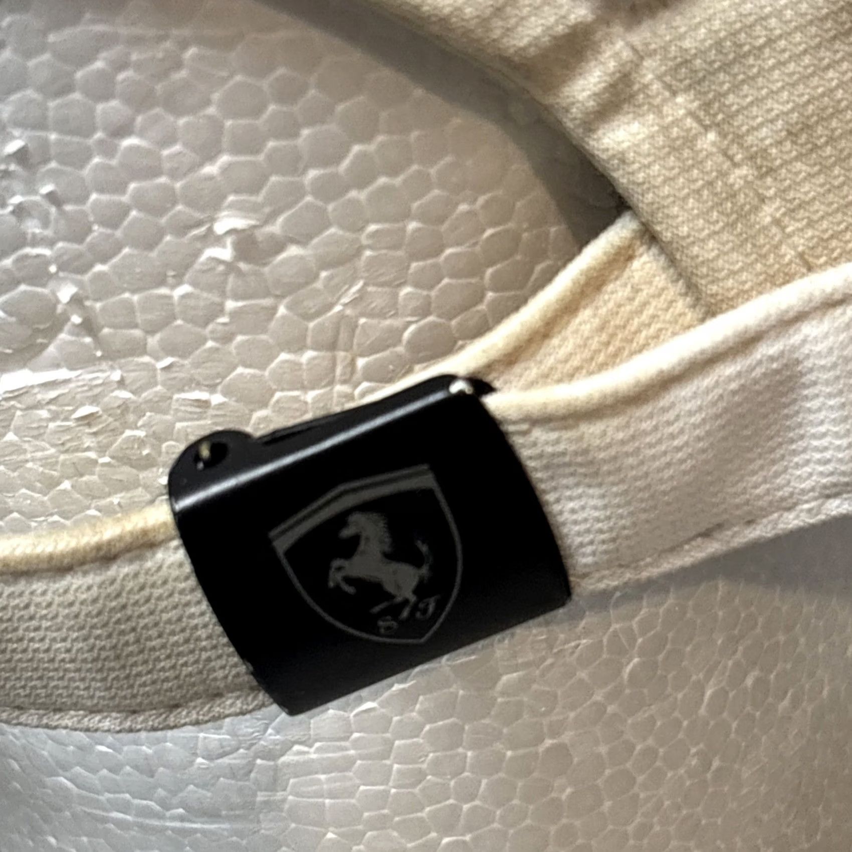 Ferrari VINTAGE Ferrari Hat Cap Scuderia Ferrari Formula 1 F1 Quilted Logo White OSFA Mens Size ONE SIZE - 7 Thumbnail
