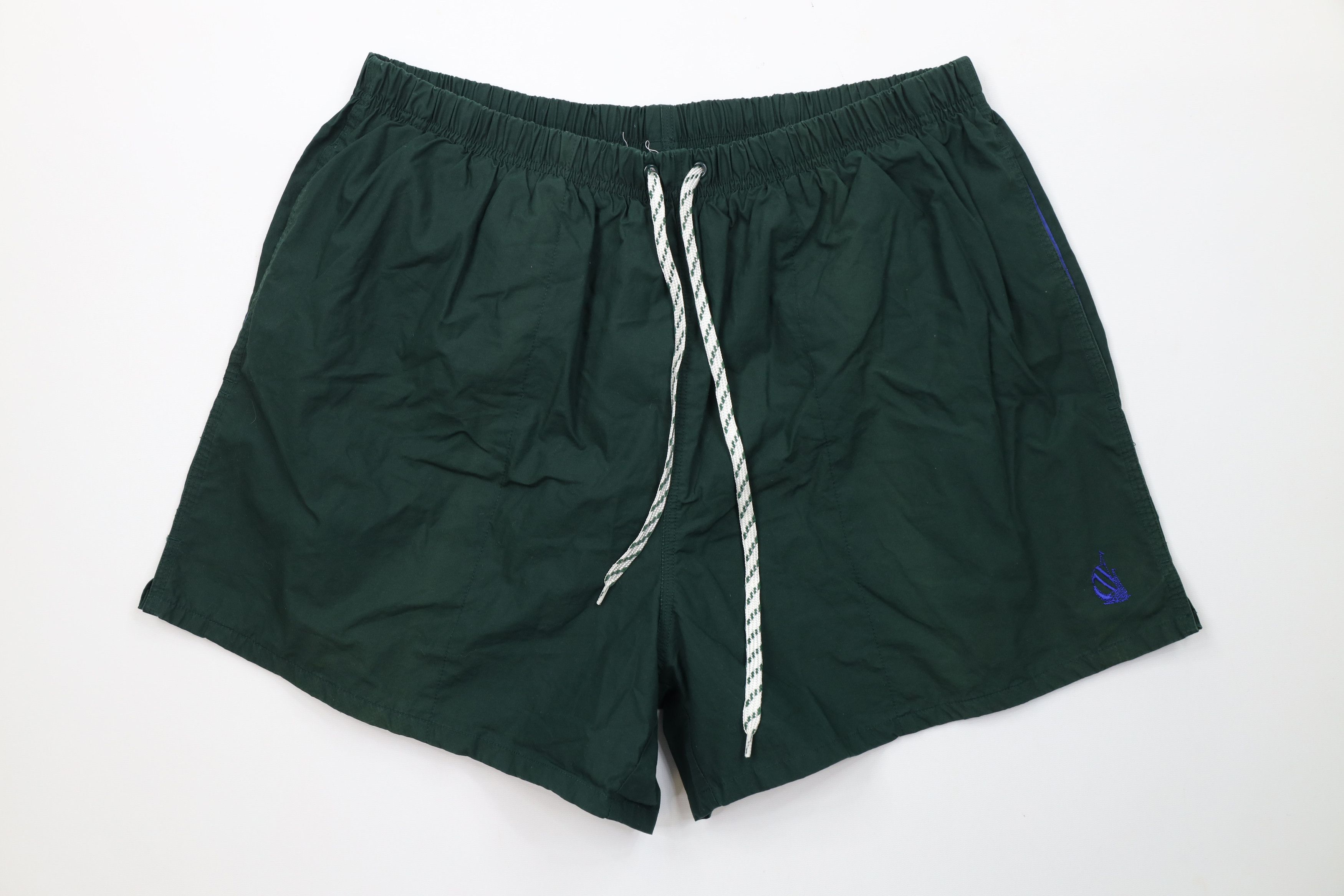 Nautica Vintage 90s Nautica Above Knee Lined Shorts Green Cotton Size US 38 / EU 54 - 1 Thumbnail