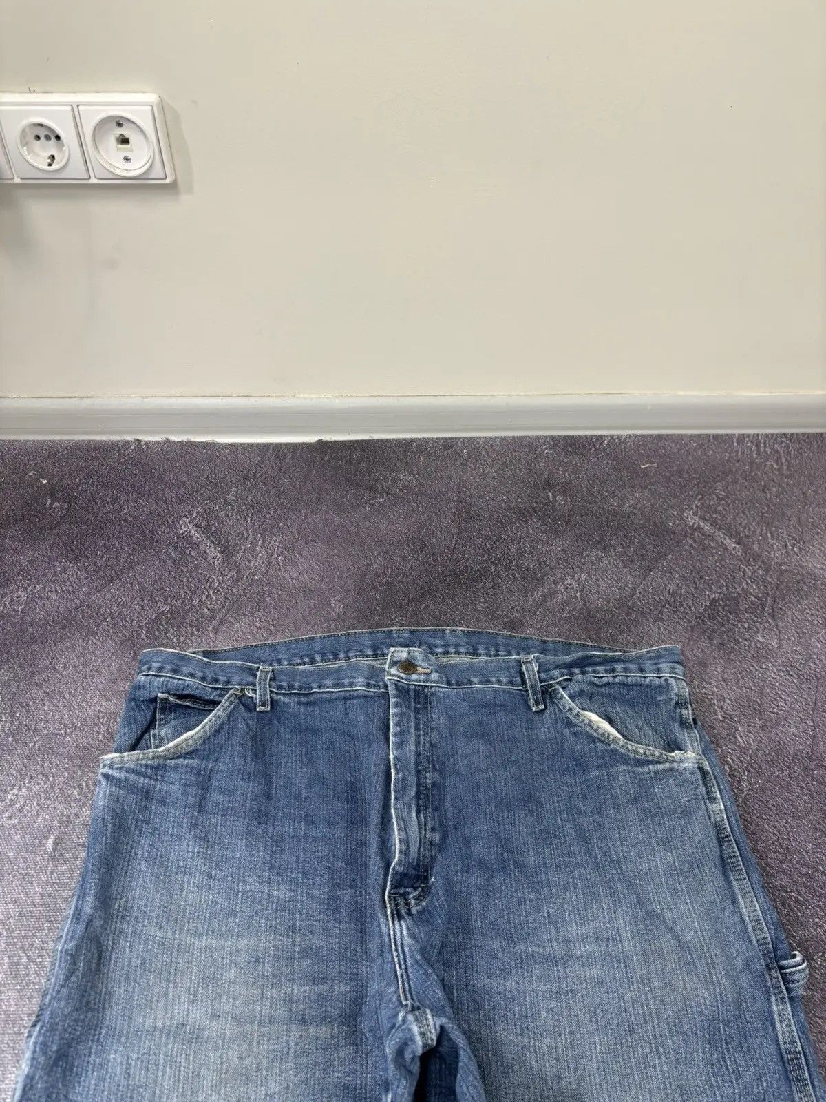 Dickies × Vintage Vintage Dickies American Faded Blue Denim Hype Baggy Jeans Size US 42 / EU 58 - 11 Thumbnail