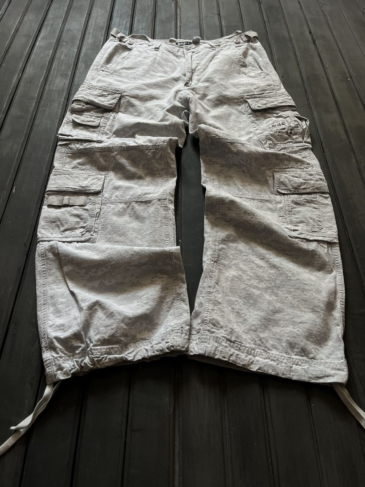 Hysteric Glamour VTG Raf Simons Opium Style Cargo Baggy Camo Jeans 90s Size US 32 / EU 48 - 5 Thumbnail
