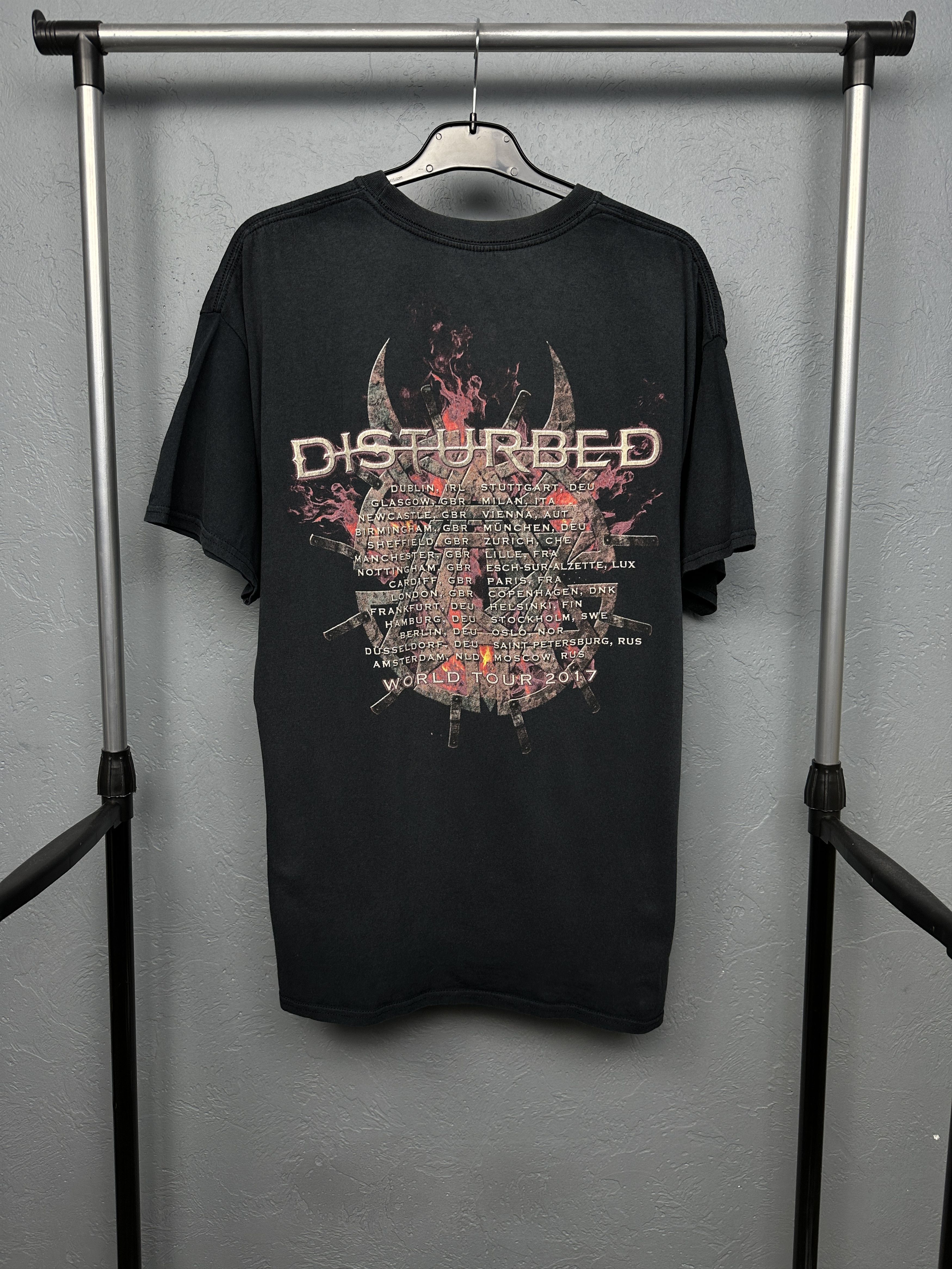 Band Tees Disturbed The Vengeful One Mens Rock Band T-Shirt Size US L / EU 52-54 / 3 - 6 Thumbnail