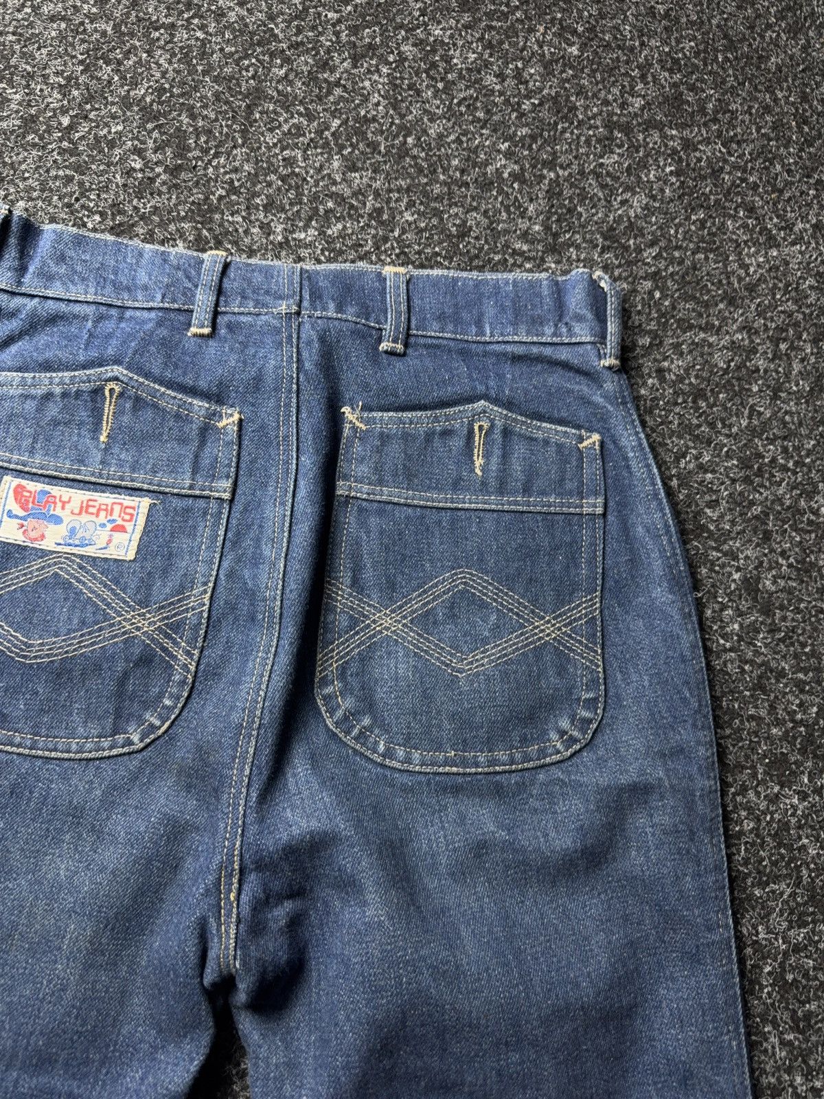 Japanese Brand RARE Japanese 70s Play Jeans Cowboy Flare Denim Vntg Japan Size 26" / US 2 / IT 38 - 17 Thumbnail