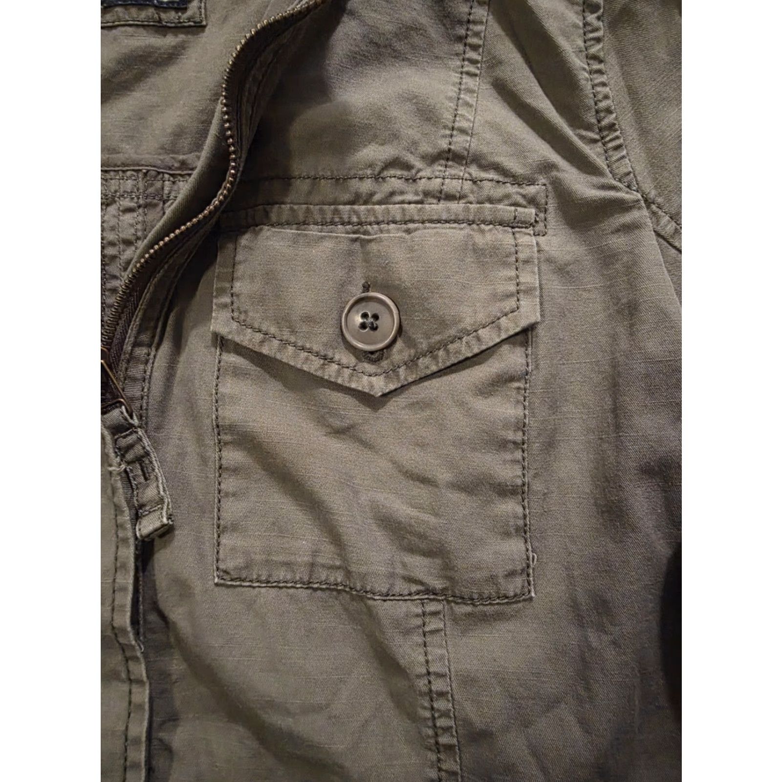 Abercrombie & Fitch Abercrombie & Fitch Women's Military Style Army Field Jacket Green Size Large Size L / US 10 / IT 46 - 5 Thumbnail