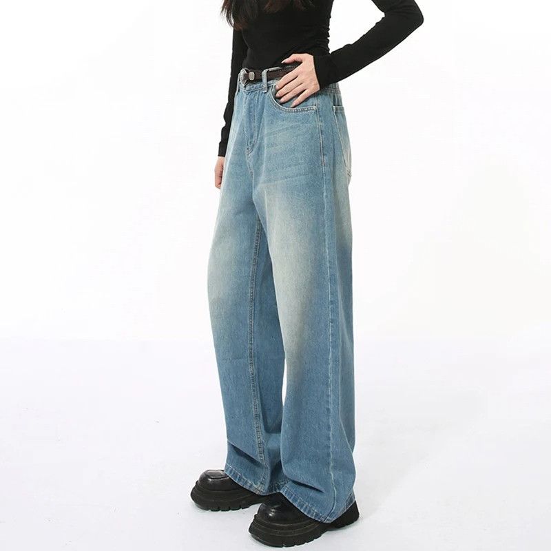 Casual Bottom Straight Denim