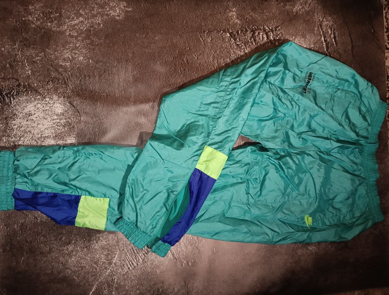 Nike × Vintage Vintage Nike Swoosh Nylon Tracksuit Y2K XL Size US XL / EU 56 / 4 - 2 Thumbnail