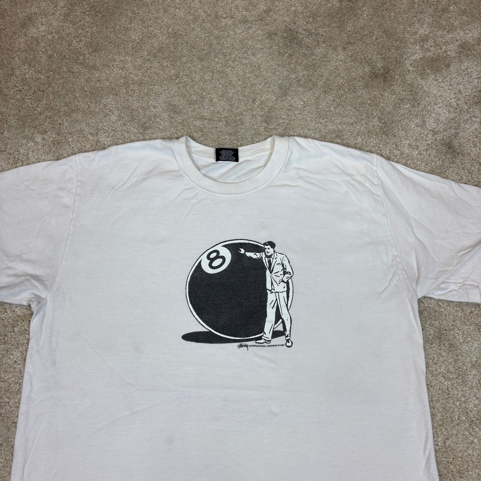 Stussy Stussy 8 Ball Man Tee Short Sleeve Shirt Men's Large Skater Size US L / EU 52-54 / 3 - 2 Thumbnail