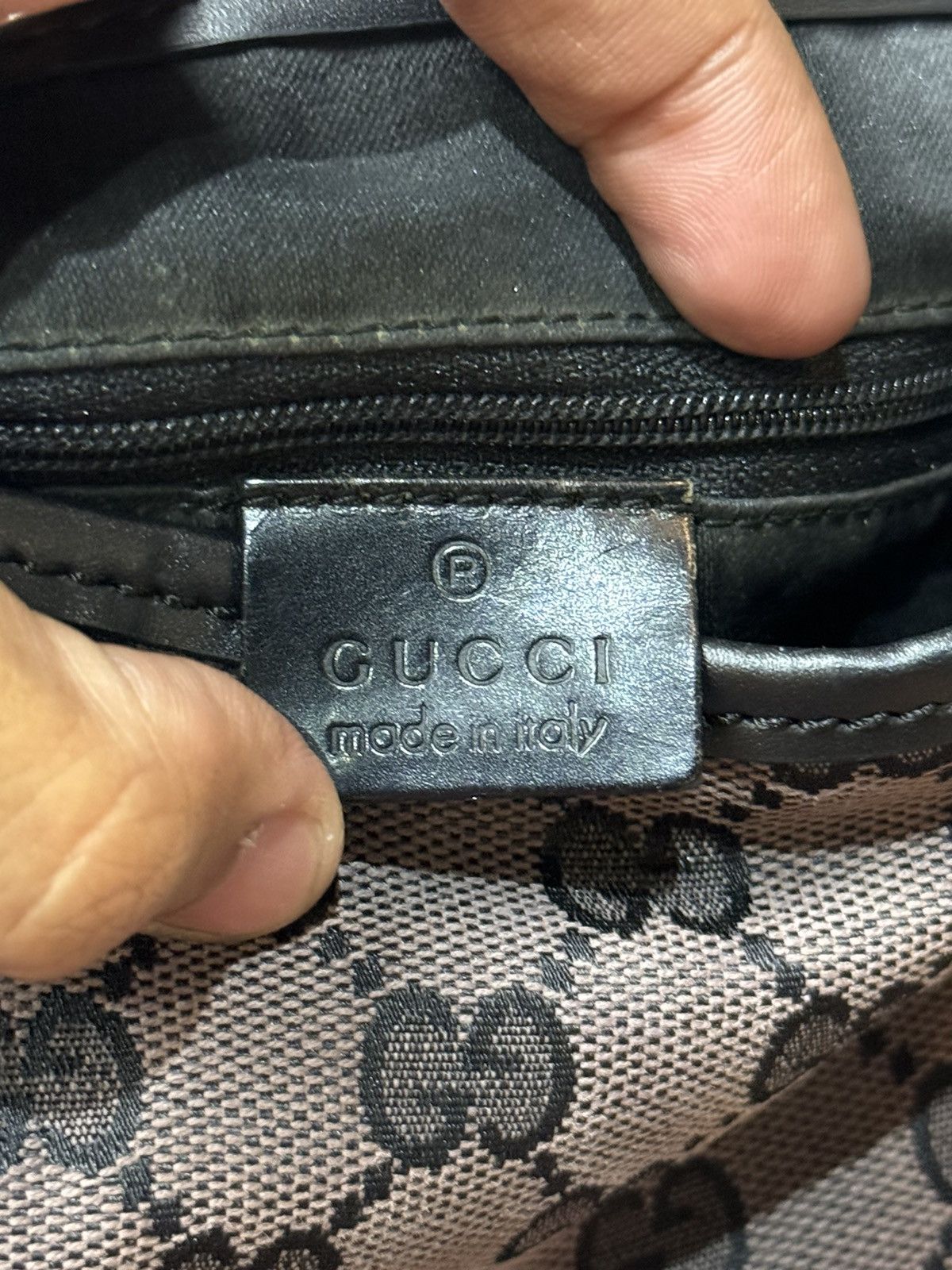 Gucci Gucci Gucci vintage Jackie bag in black canvas and leather Size ONE SIZE - 8 Thumbnail