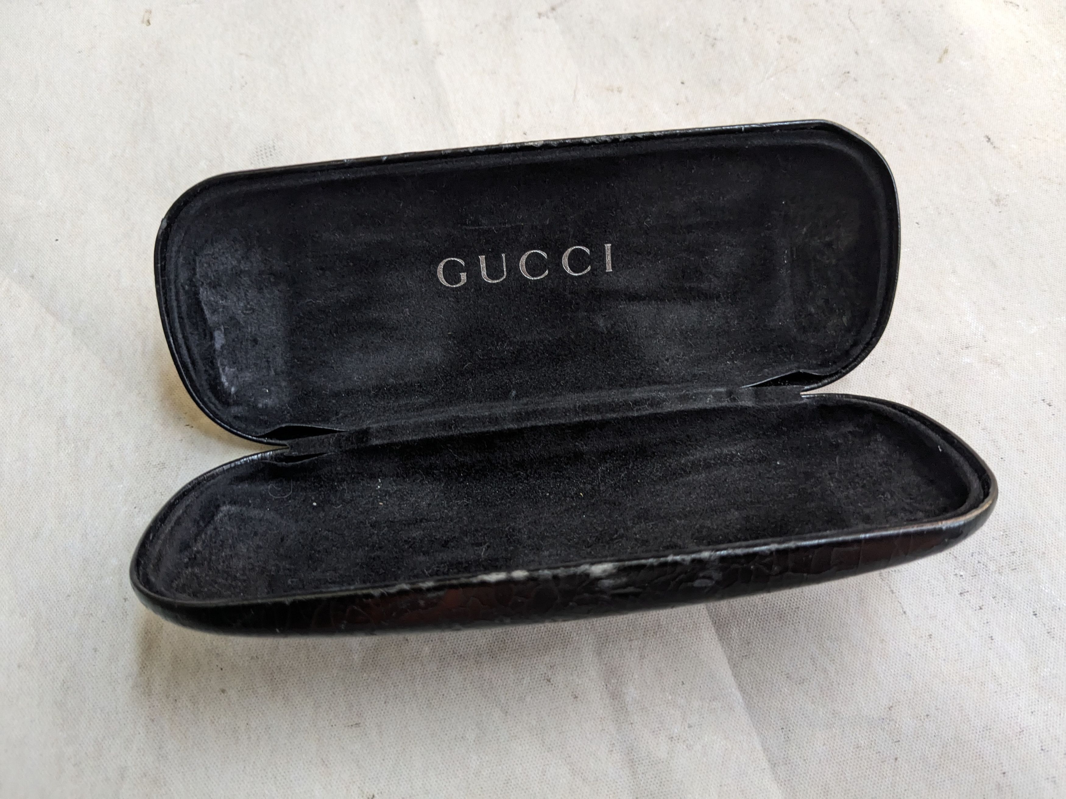 Gucci × Vintage Gucci Sunglasses GG2413/N/S Brown Y2K Oval Size ONE SIZE - 15 Thumbnail
