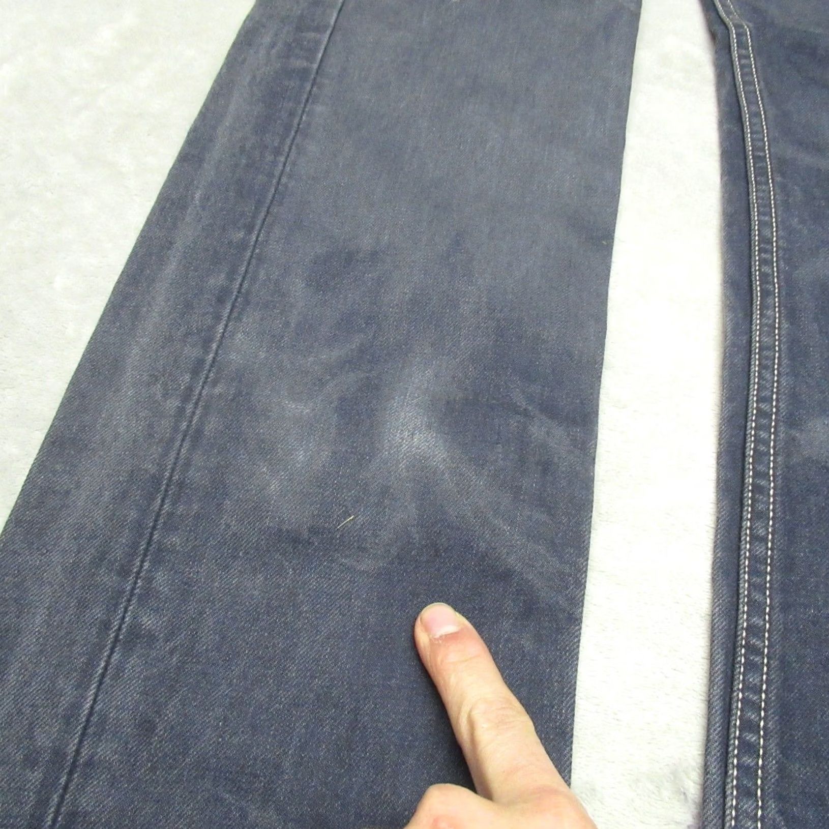 Diesel Diesel Shioner Jeans Slim Skinny 29x32 Dark Wash Denim Streetwear Men Blue 0801A Button Fly Size US 29 - 5 Thumbnail