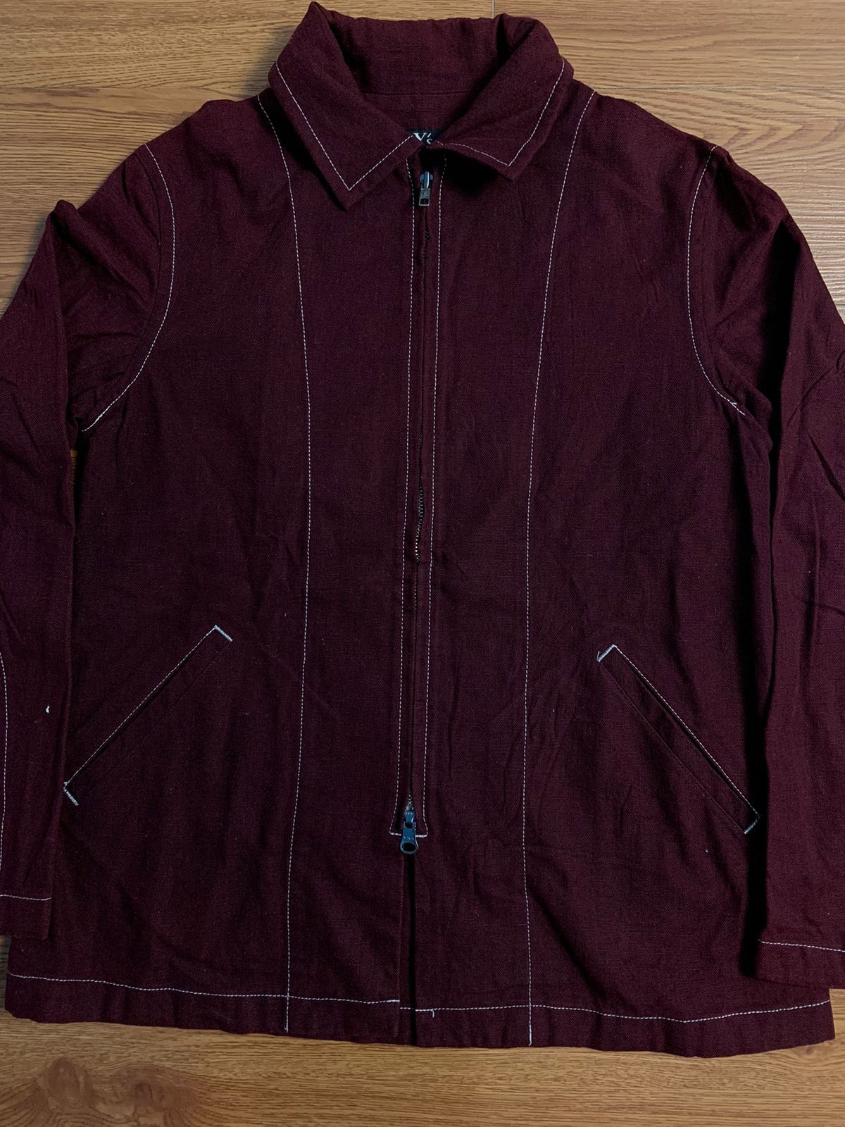 Yohji Yamamoto Yohji Yamamoto Contrast Stich Work Jacket Size US M / EU 48-50 / 2 - 3 Thumbnail