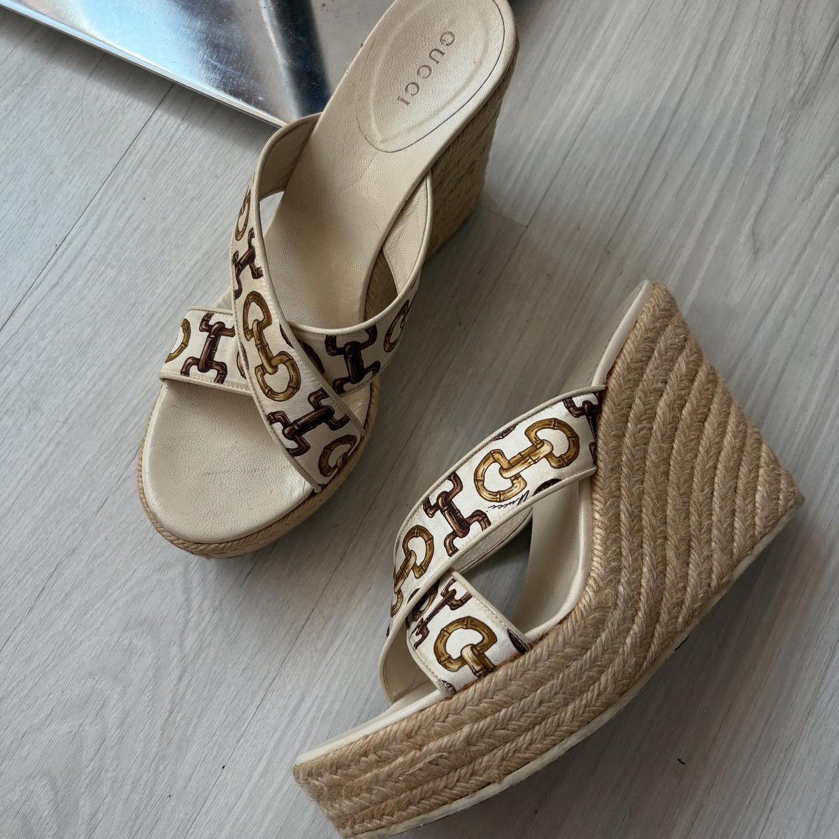 Gucci Gucci cloth sandals Size US 6.5 / IT 36.5 - 3 Thumbnail