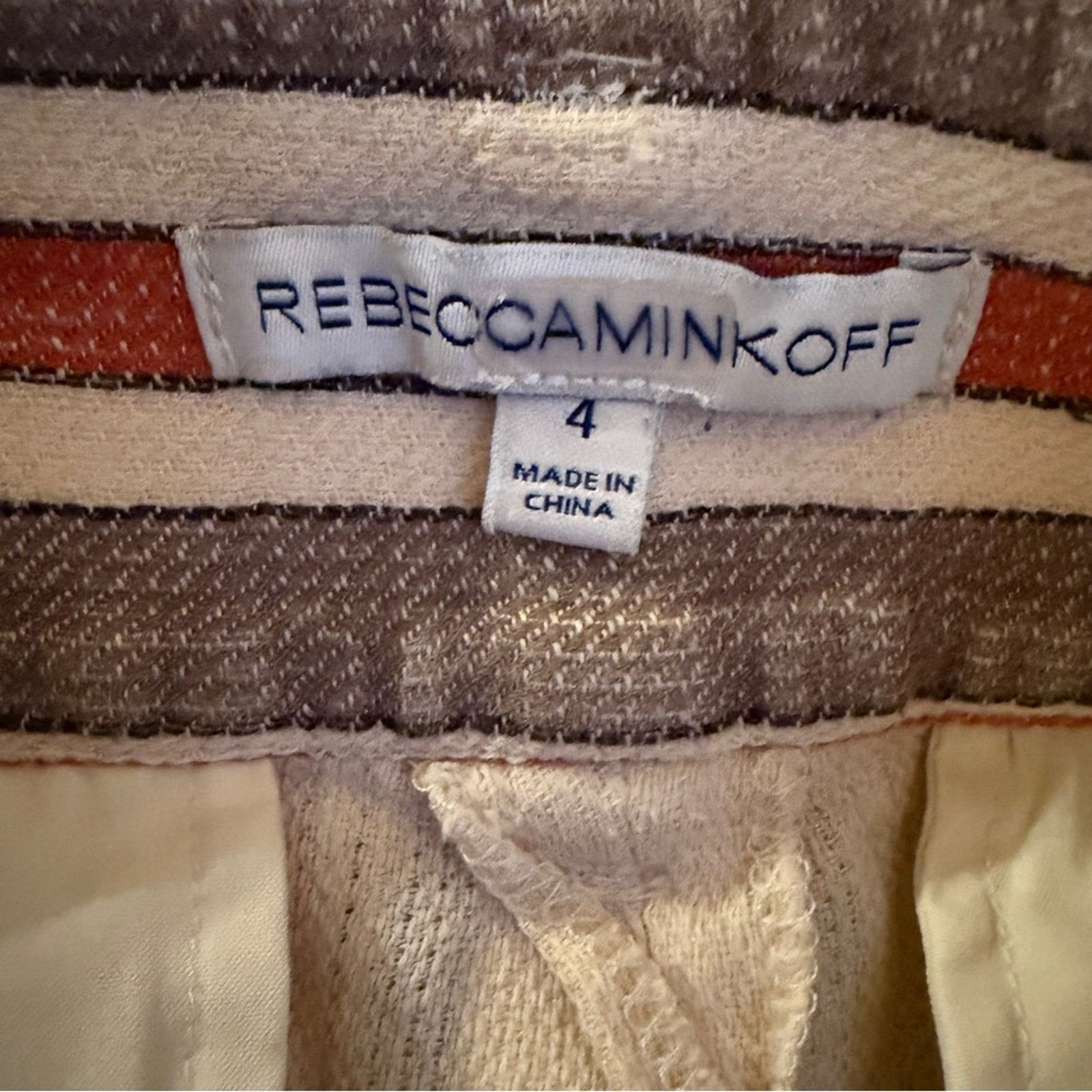Rebecca Minkoff Rebecca Minkoff Molly Striped High Rise Straight Pants 4 Size 27" / US 4 / IT 40 - 7 Thumbnail