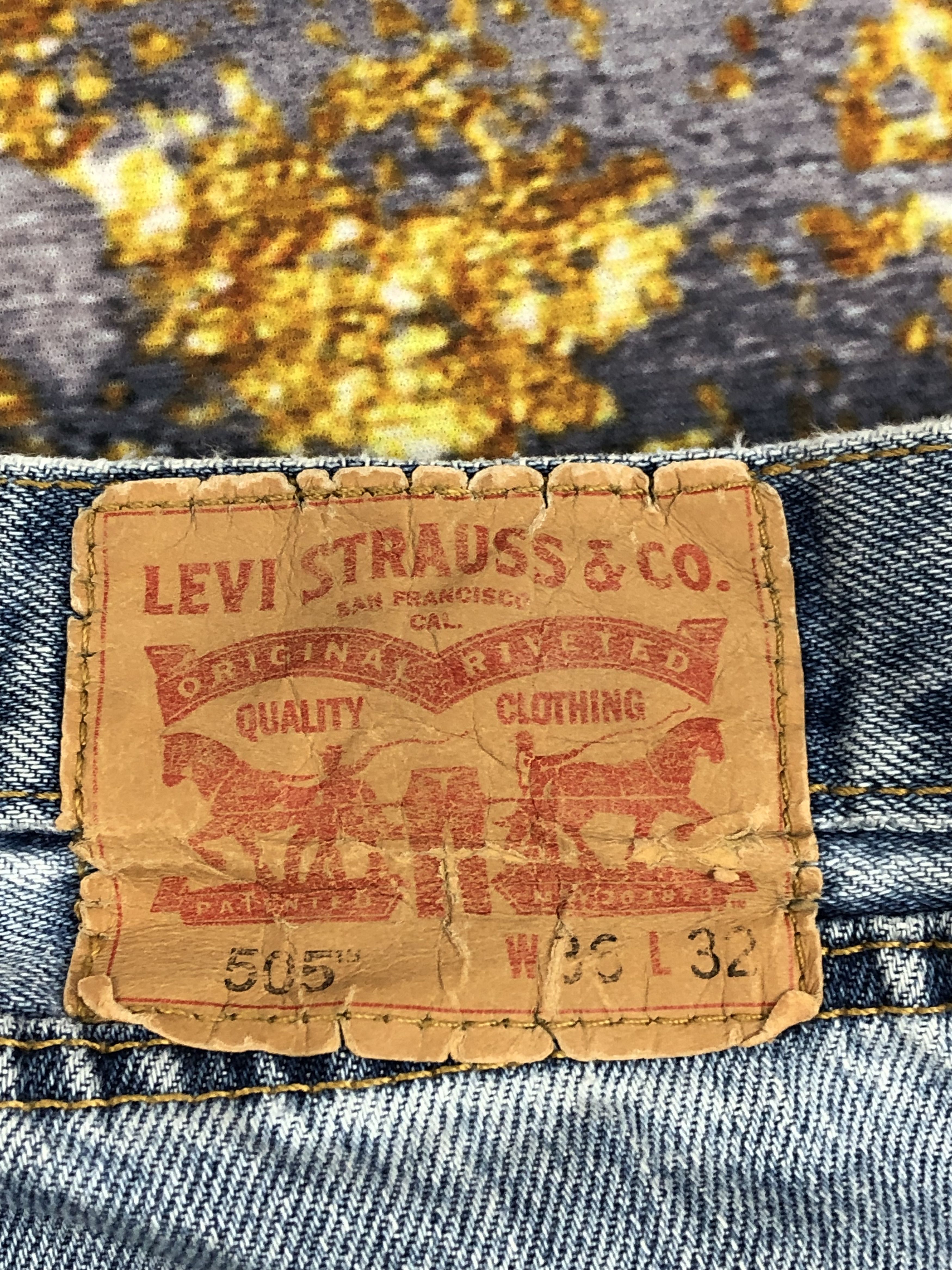 Levi's Vintage Levis 505 Light Washed Jeans DPP0159 Size US 37 - 5 Thumbnail
