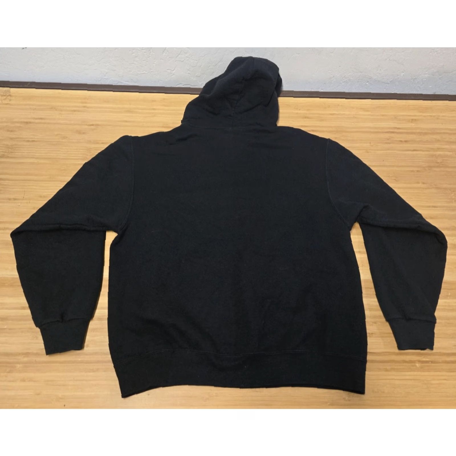 Jerzees Dairy Queen Hoodie Mens L Black Pullover Fleece Graphic Print Jerzees NuBlend Kangaroo Pocket Size US L / EU 52-54 / 3 - 6 Thumbnail