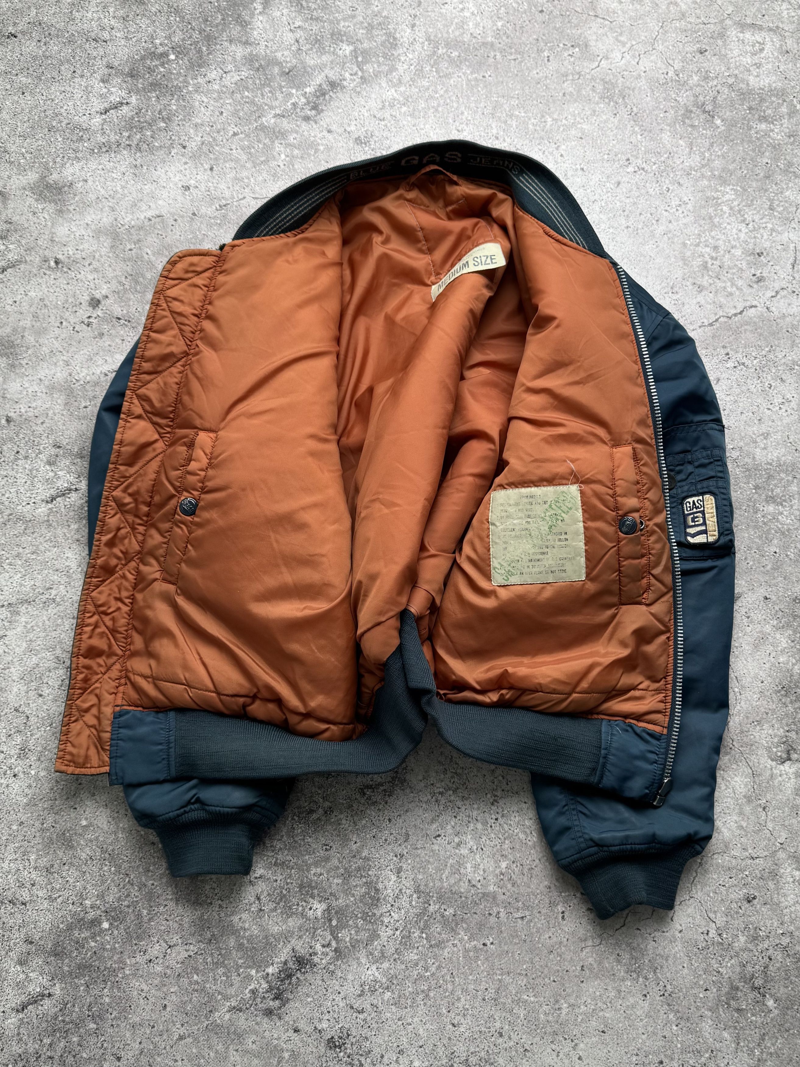 Vintage Vintage Bomber Jacket Zip Up Padded Style Casual Coat (E8) Size US M / EU 48-50 / 2 - 8 Thumbnail
