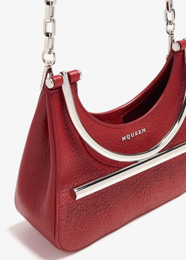 Alexander McQueen o1w1db10925 Size: OS/Mini T-Bar Bag in Red Size ONE SIZE - 3 Thumbnail