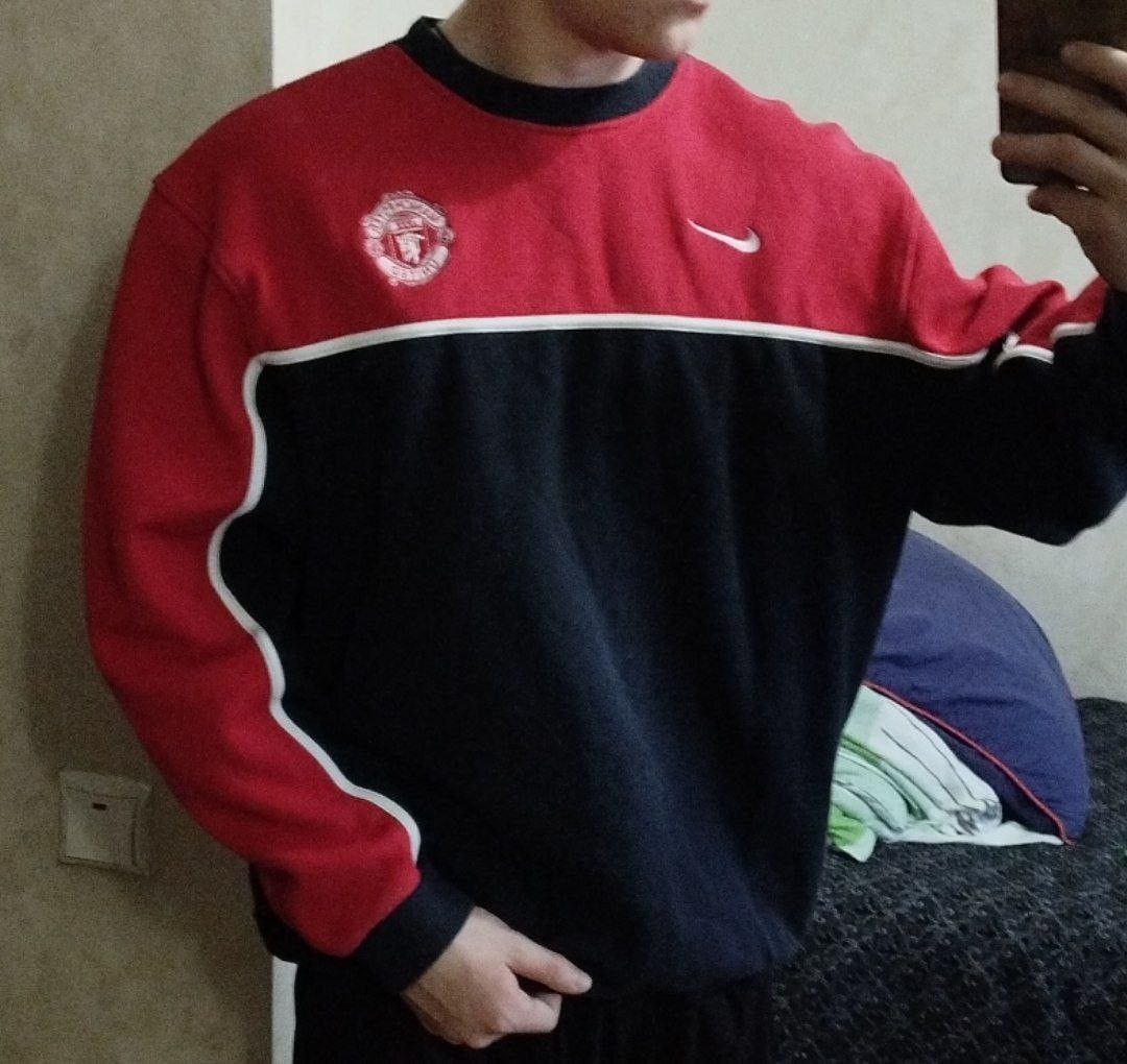 Nike vintage nike manchester united 2002-3 very rare Size US XL / EU 56 / 4 - 2 Thumbnail