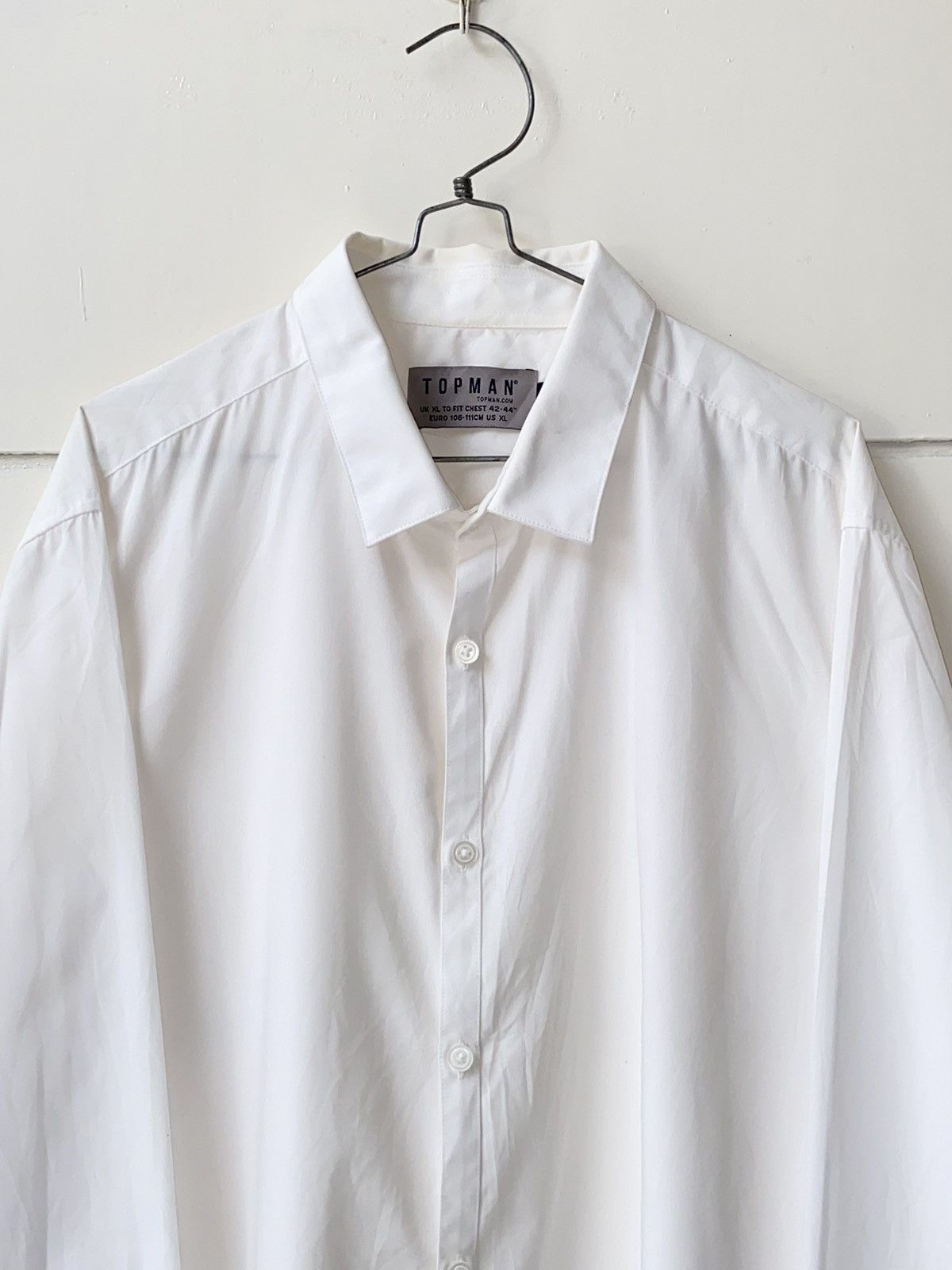 Topman TOPMAN White Shirt Size US L / EU 52-54 / 3 - 3 Thumbnail