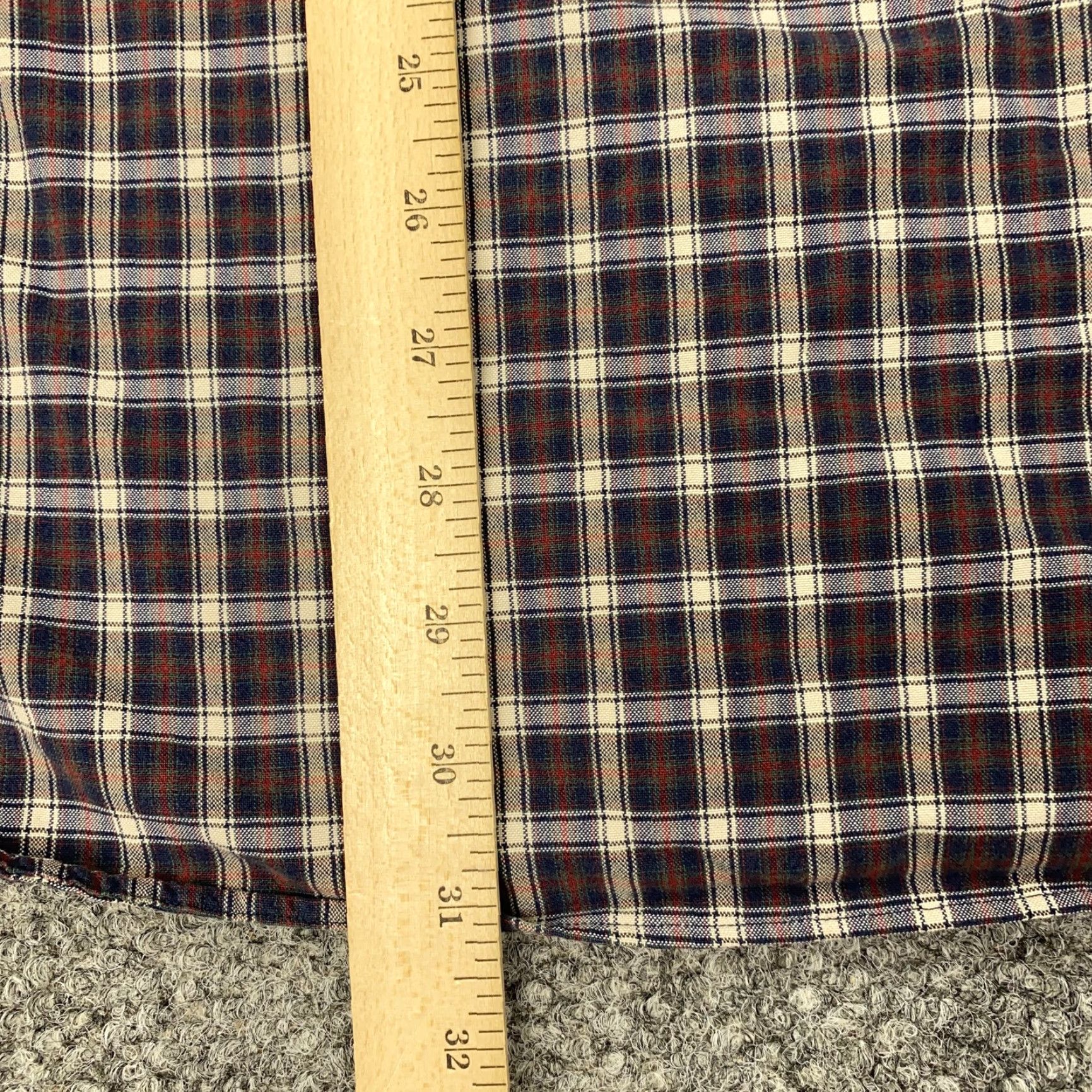 Ralph Lauren VINTAGE Ralph Lauren Shirt Men XL Blue Red Plaid Blake Cotton Classic Fit 90s Button-Down Collar Polo Player Embroidered Logo Size US XL / EU 56 / 4 - 6 Thumbnail