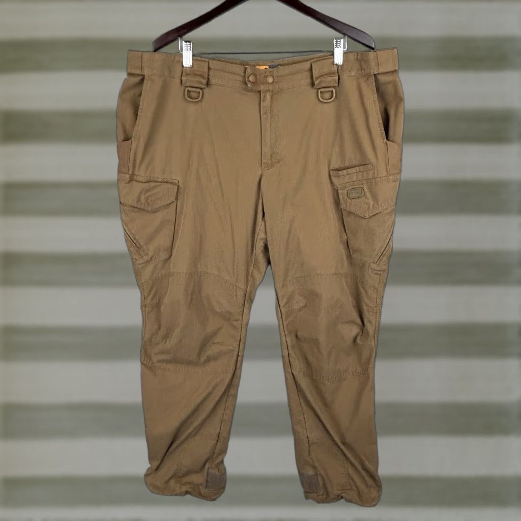 Vintage M-TAC Aggressor Gen II Flex Pants Men 42x32 Cargo Coyote Brown Pants Mens Regular Straight Brown Cargo Pocket Army Flex 42 x 32 Size US 42 / EU 58 - 1 Thumbnail