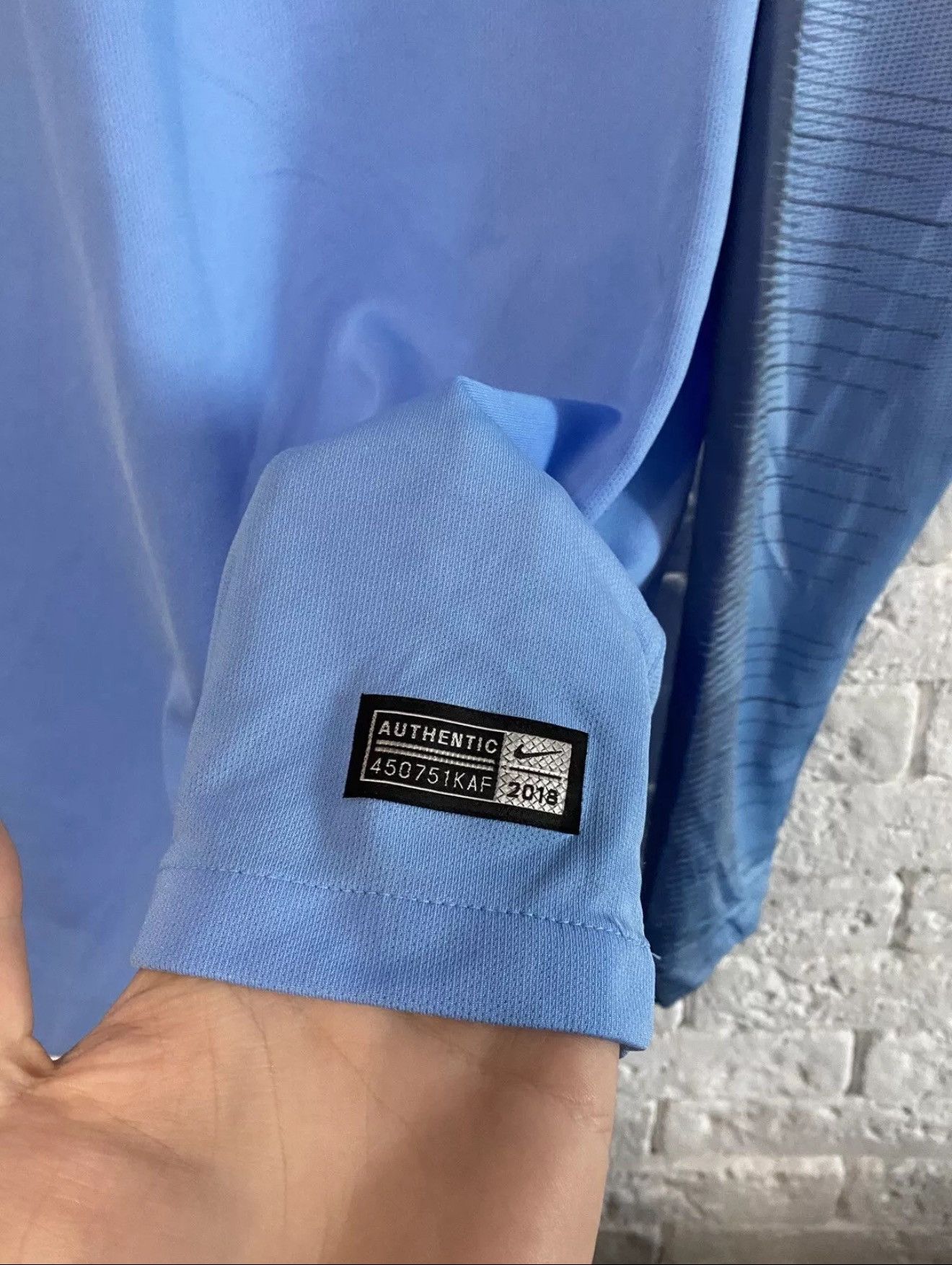 Nike Nike Manchester City Home Jersey 18/19 Sz S Size US S / EU 44-46 / 1 - 3 Thumbnail