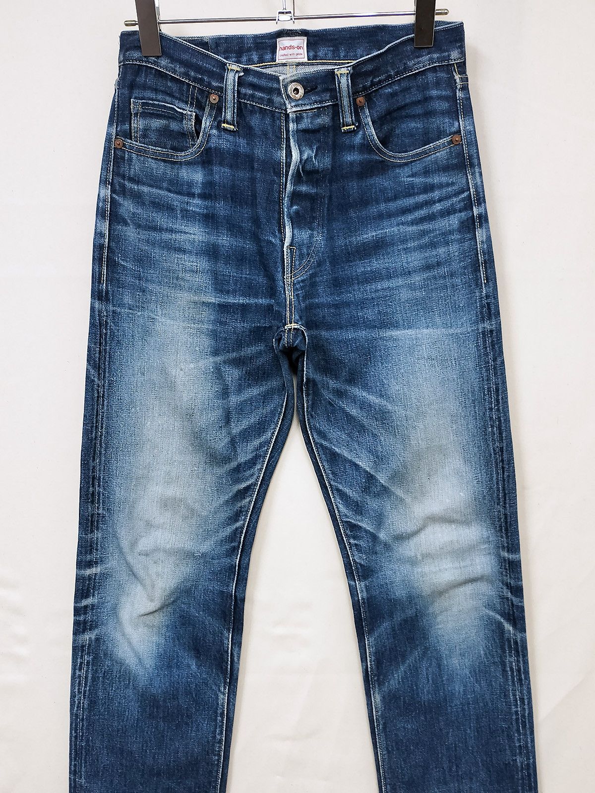 Japanese Brand HANDS-ON S76 W36 x L36 1966-type Hand-crafted Selvedge Jeans Size US 36 / EU 52 - 24 Thumbnail