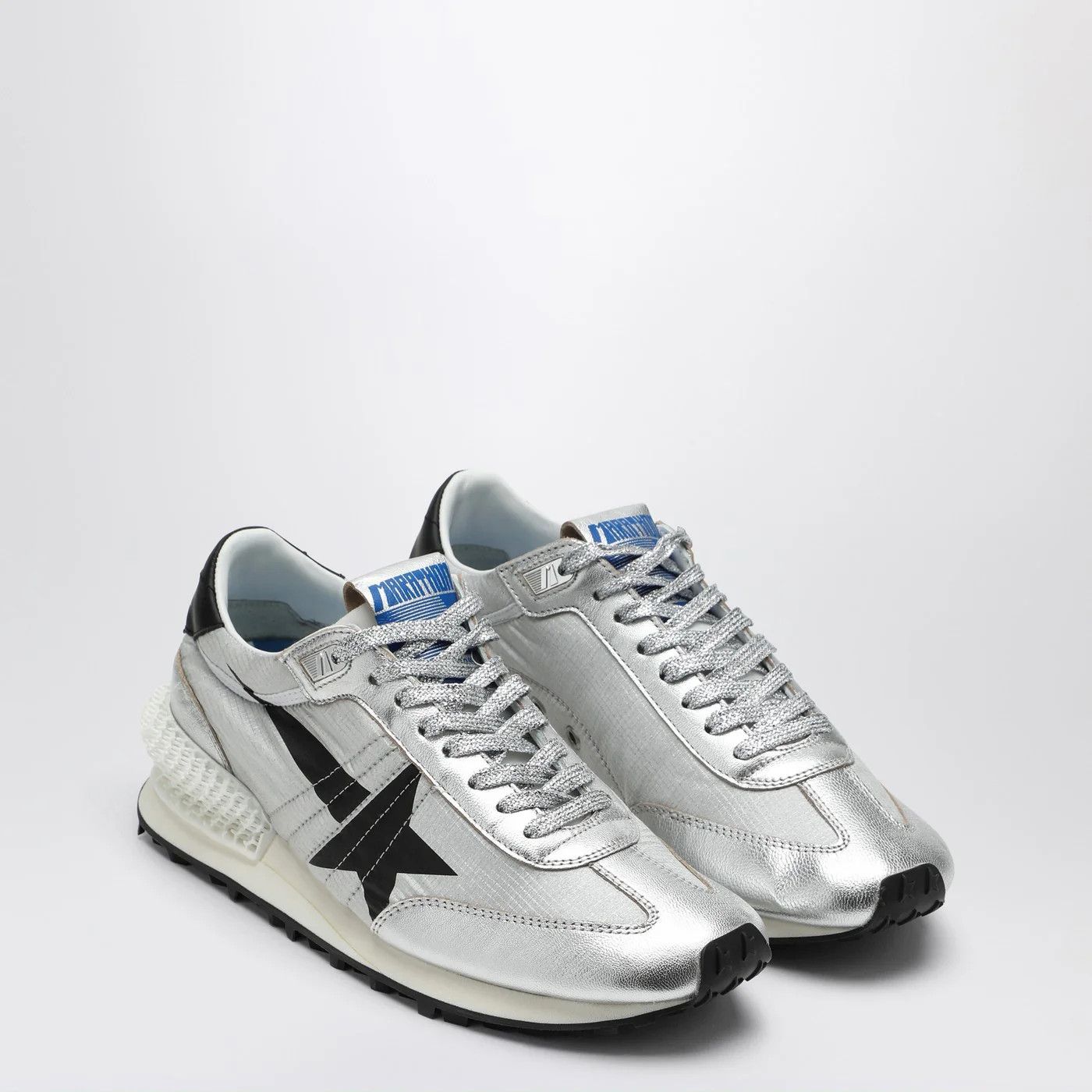 Golden Goose o1d2blof0426 Low-Top Sneakers in Silver Size US 8 / EU 41 - 2 Thumbnail
