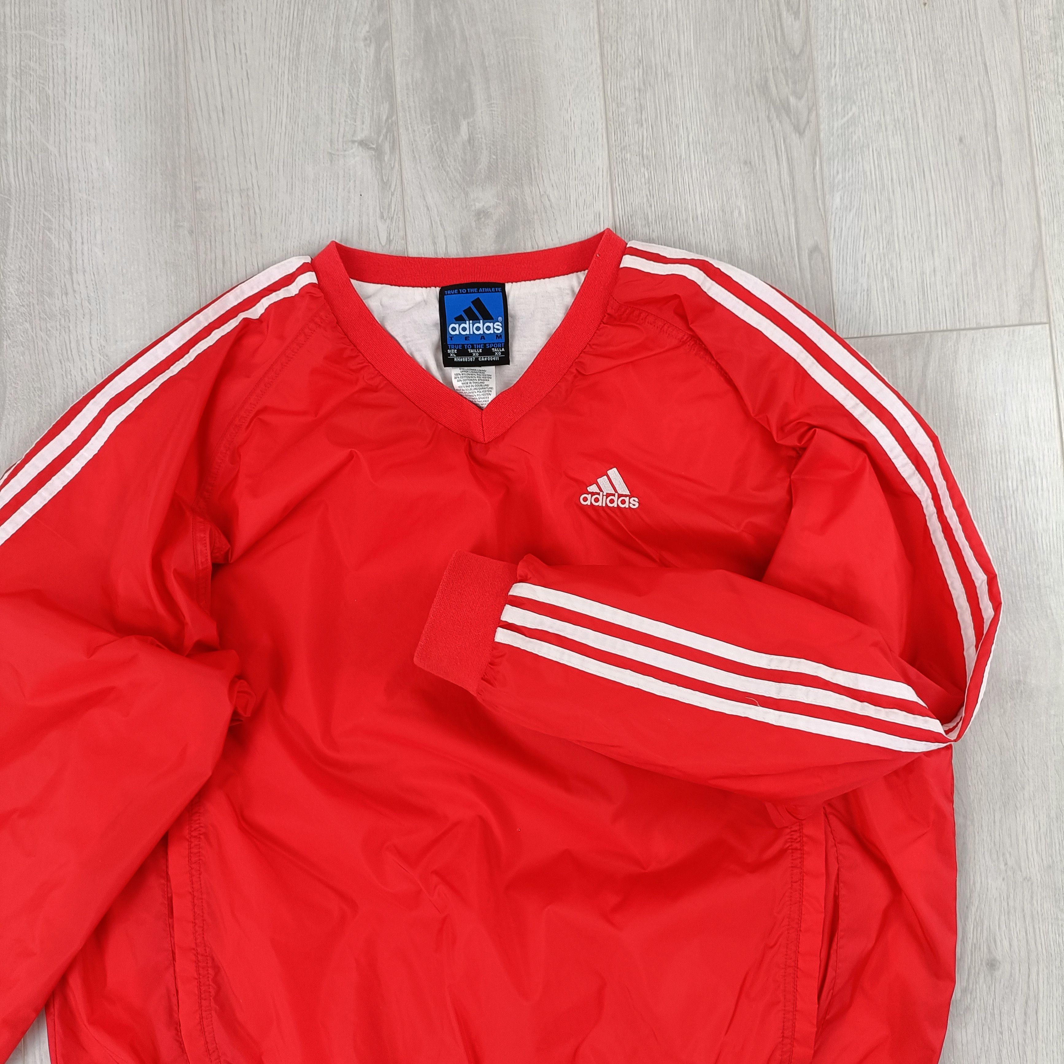 Adidas × Vintage Men's Red Jacket VINTAGE ! Size US XL / EU 56 / 4 - 2 Thumbnail