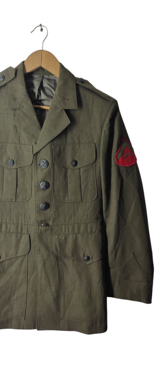 Vintage VINTAGE ARMY GREEN GENERAL MILITARY JACKET Size US S / EU 44-46 / 1 - 3 Thumbnail