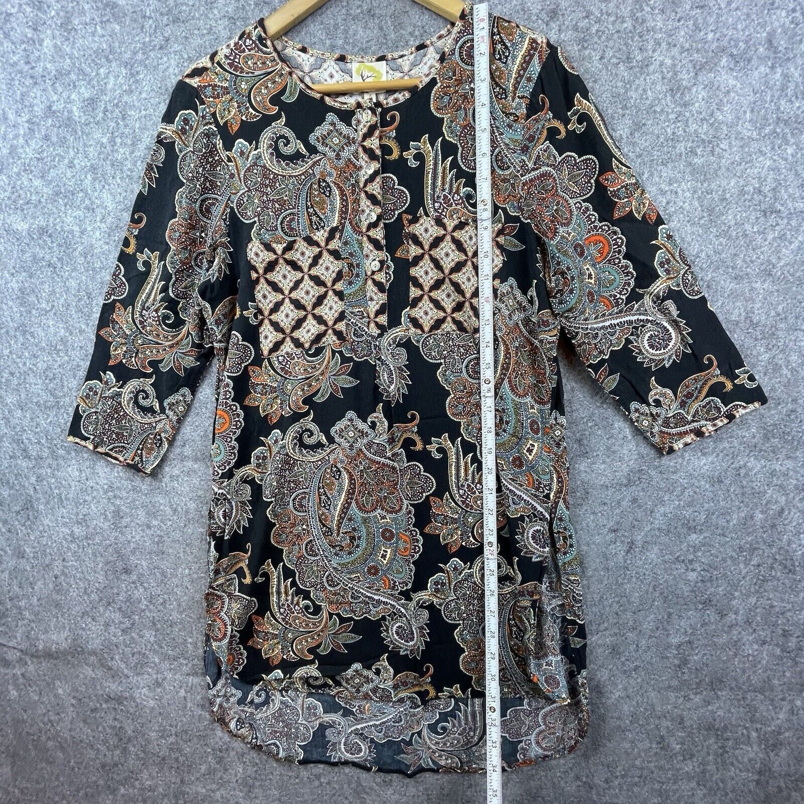 Anthropologie Anthropologie Fig and Flower Womens Large Tunic Boho Hippie Size L / US 10 / IT 46 - 5 Thumbnail