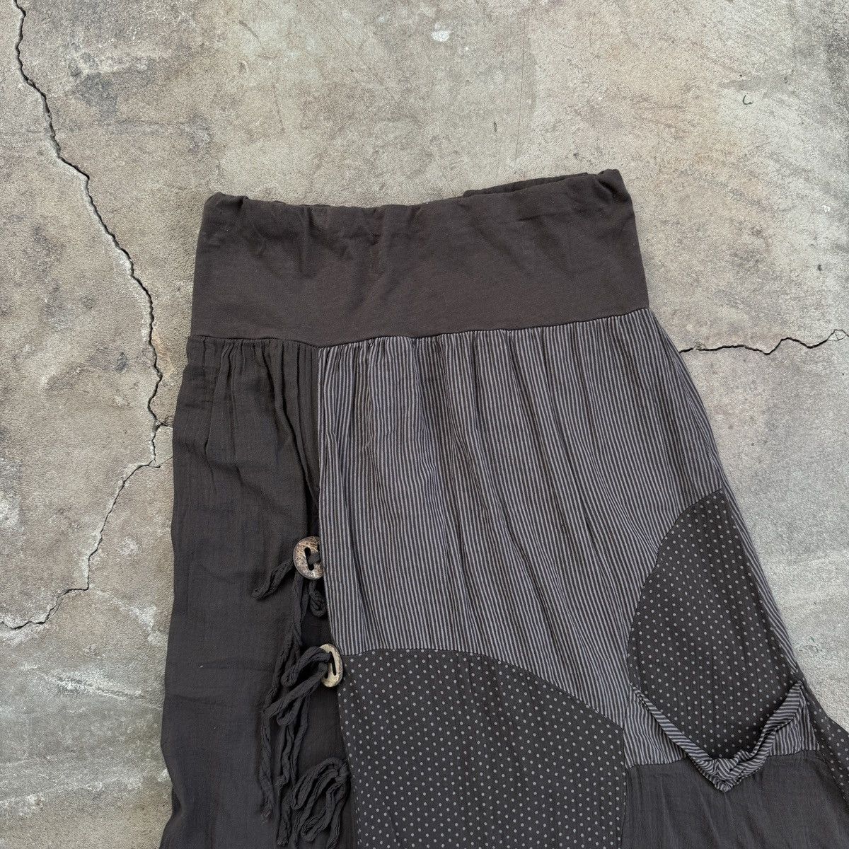 Japanese Brand Vintage Japanese Pocket Maxi Skirt Size 25" / US 0 / IT 36 - 5 Thumbnail